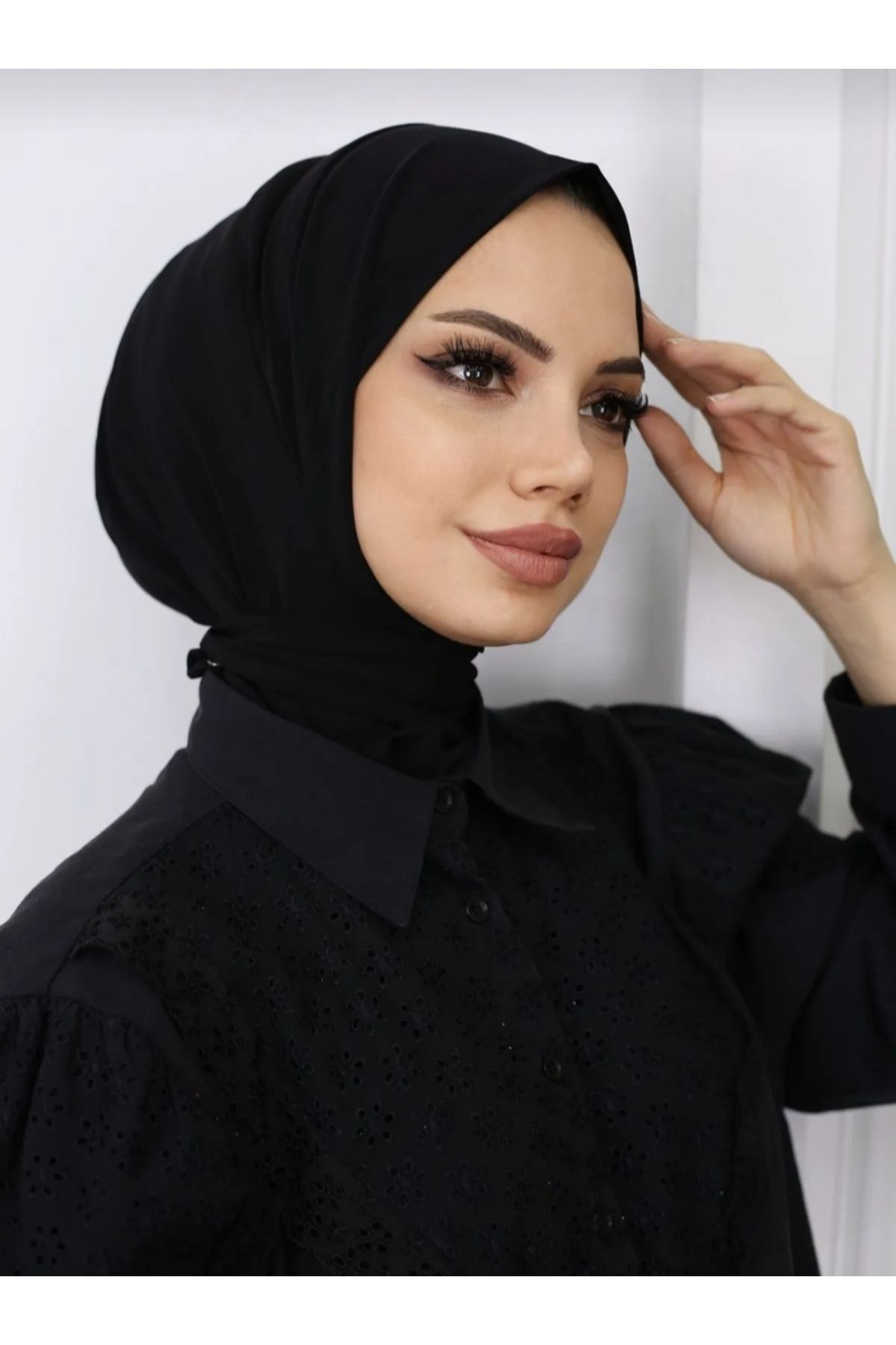 Serra Tesettür Çıtçıtlı Hijab Günlük ve Havuz Bone