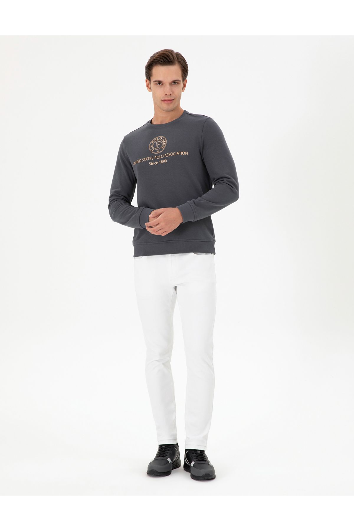 شلوار جین سفید مردانه اورجینال U.S. Polo Assn.