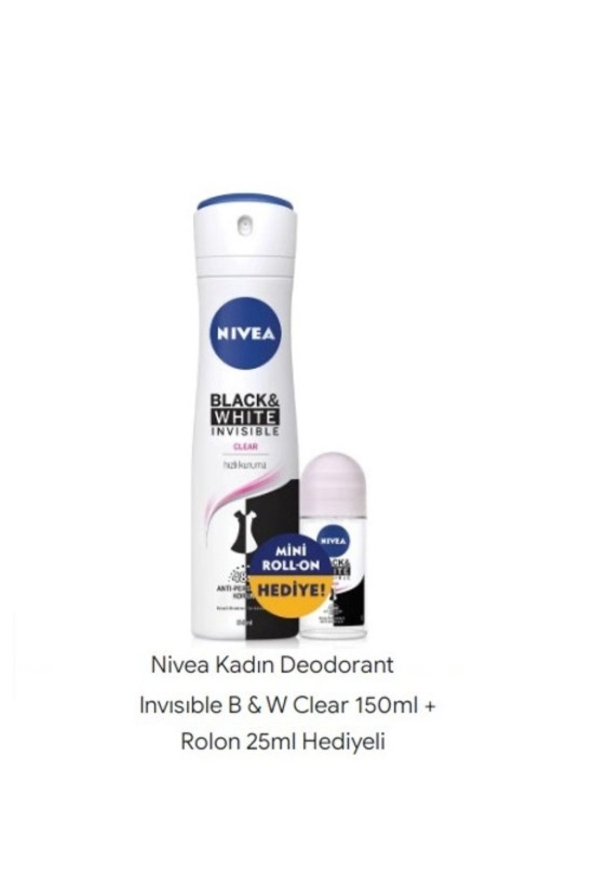 NIVEA Deo 150 ml + Roll-on 25 ml - Invisible Clear