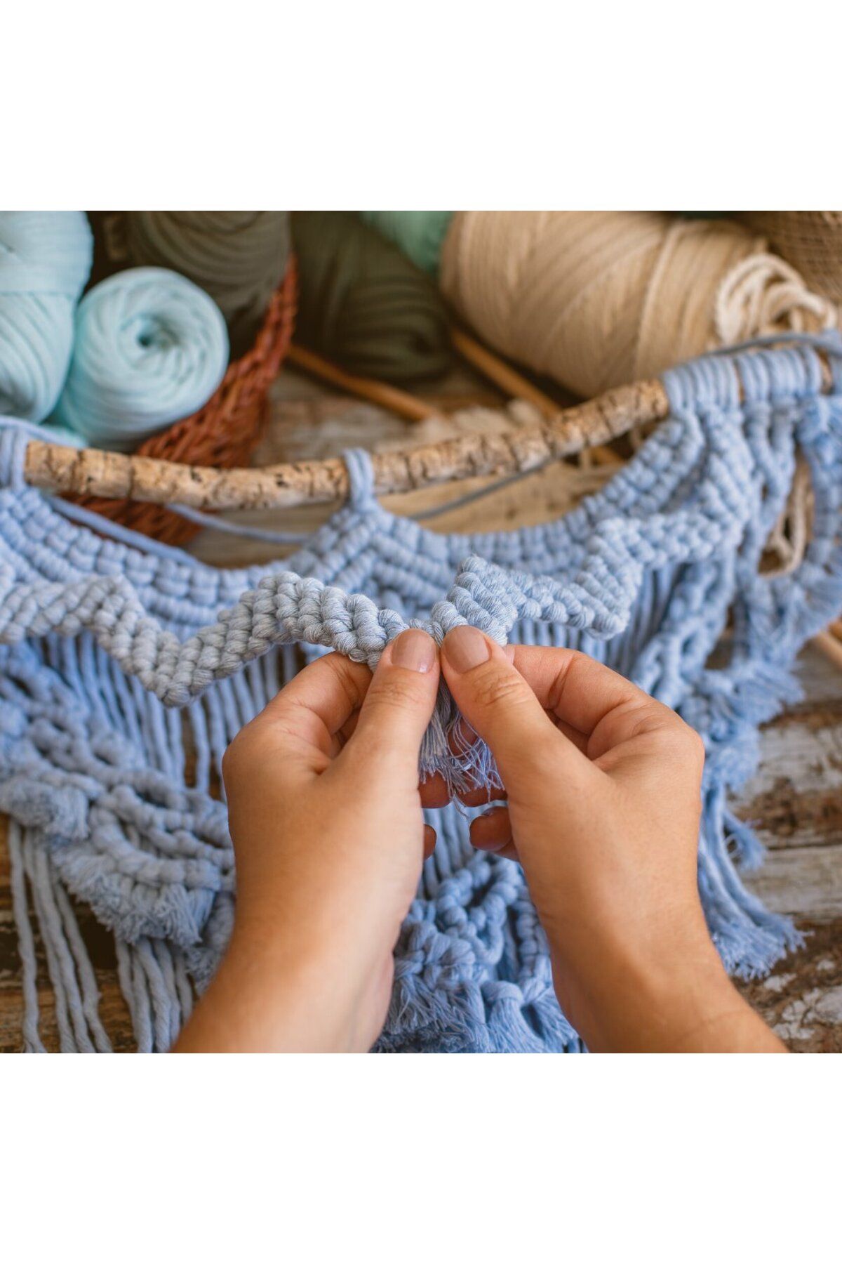 Filyarn-حبل حياكة مكرامية 2 مم - حبل قابل للفصل والتزيين 4