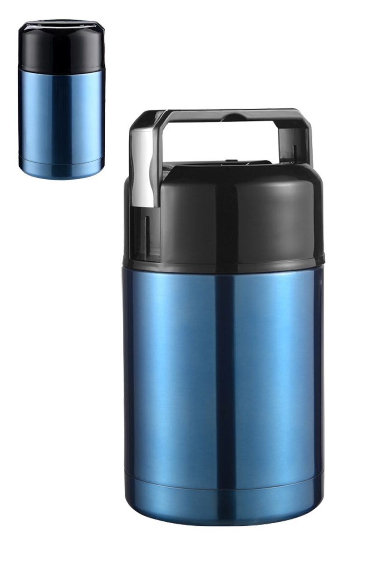 Weather Forecast Mavi 304 Çelik 1000 ml Vakumlu Yemek Mama Saklama Termosu Sefertası cin724mvx