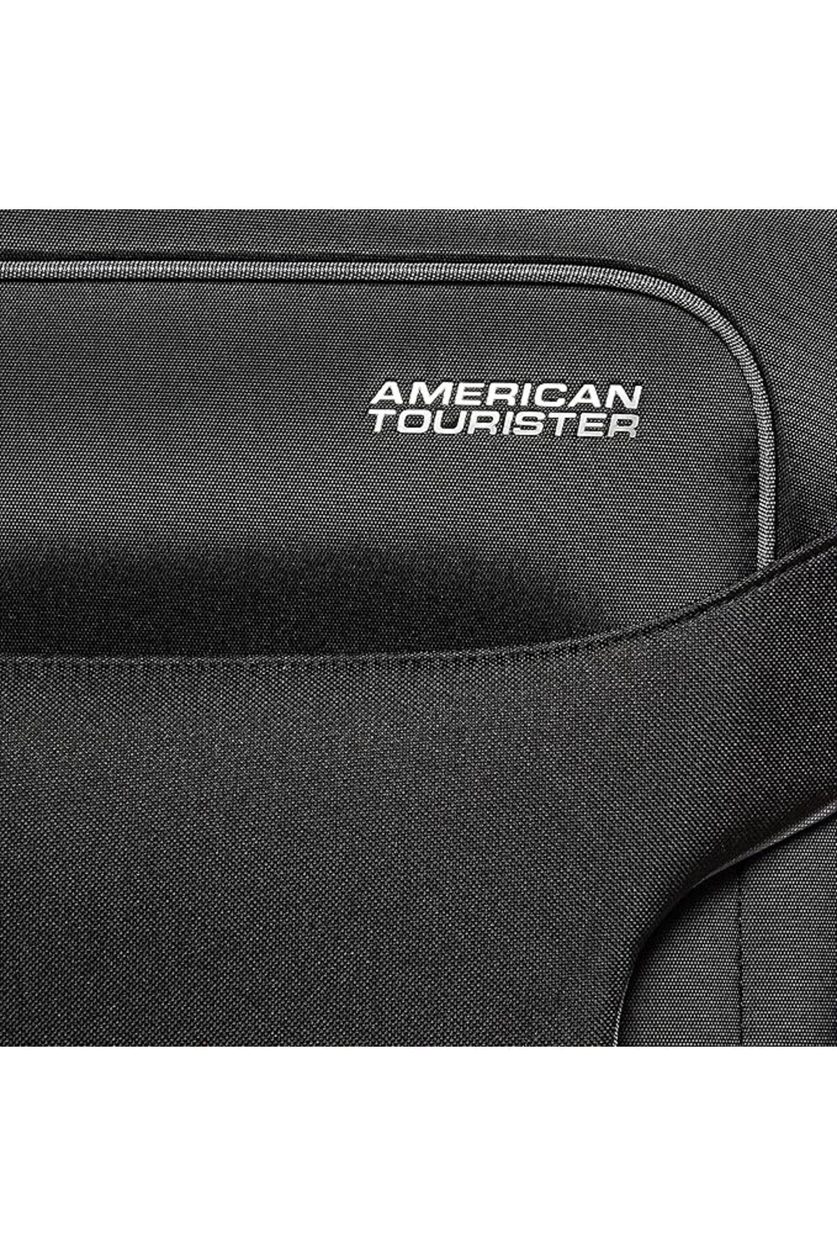 American Tourister-حقيبة سفر ناعمة للعطلات باللون الأسود (TSA) 4