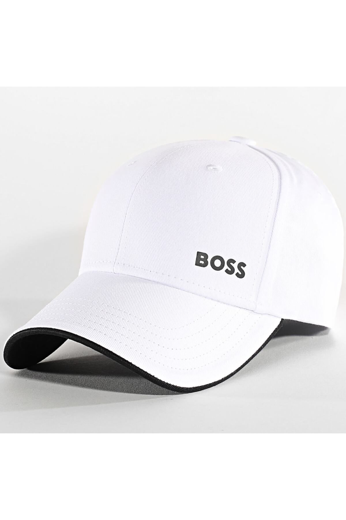 BOSS Erkek Marka Logolu Ayarlanabilir Günlük Kullanım Beyaz Şapka 50519219-100