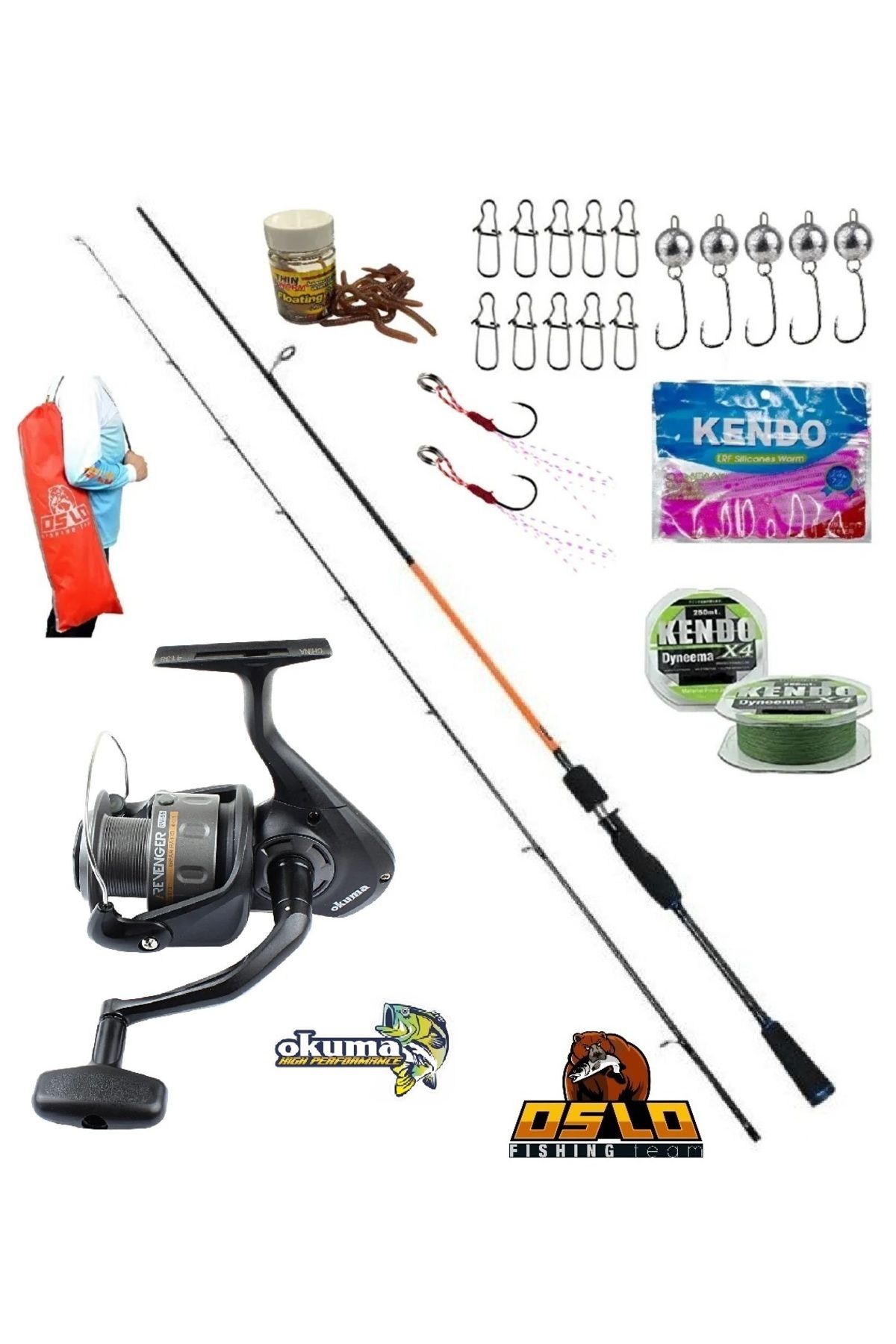 Okuma Revenger Rv-25 Oslo Action Game 210cm 1-8gr Lrf Olta Takımı Seti