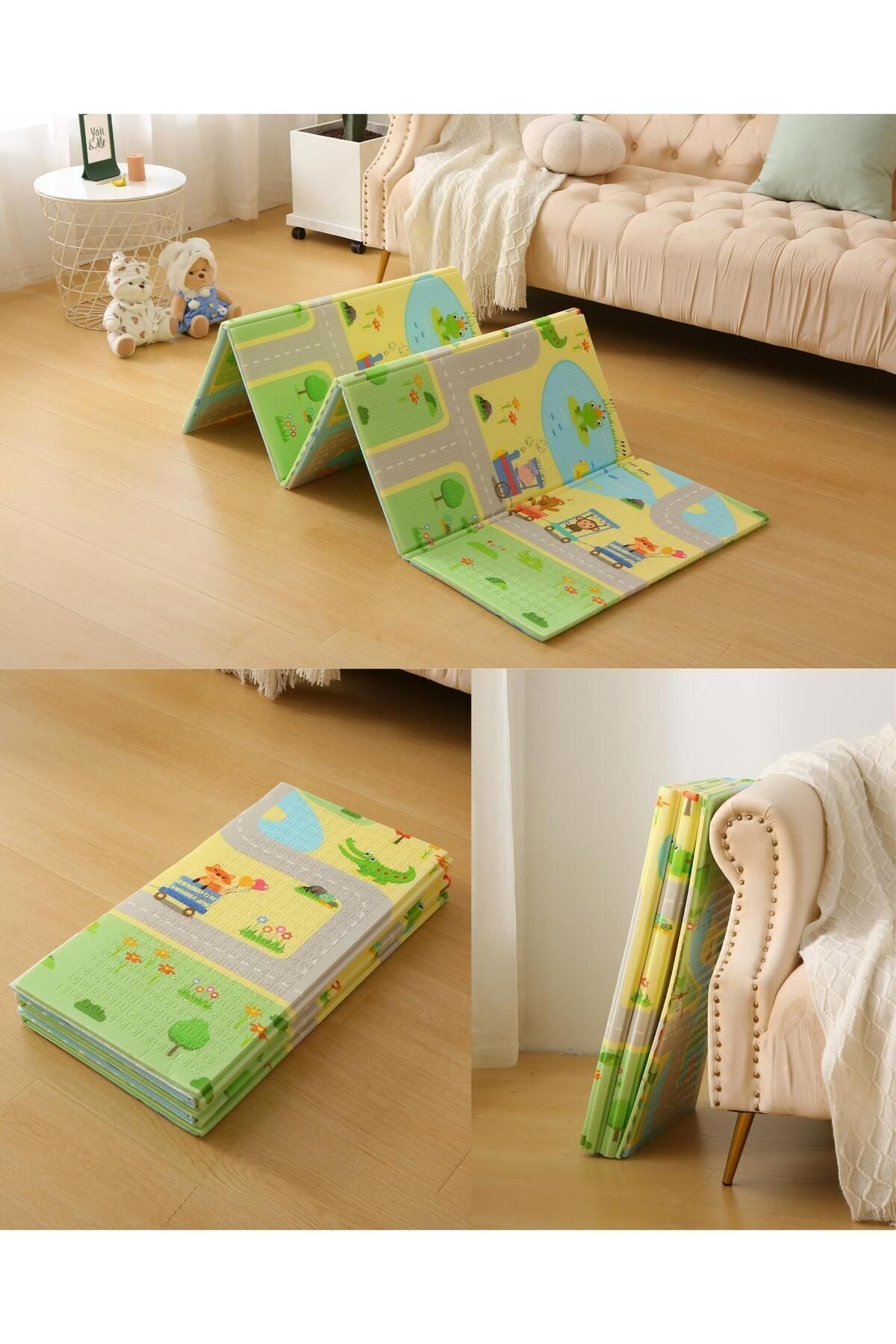 MooieBaby's Funny Zoo Katlanabilir Oyun Matı Eğitici Oyun Halısı 150 X 180 X 1 Cm fotoğrafı 7 (önizleme)