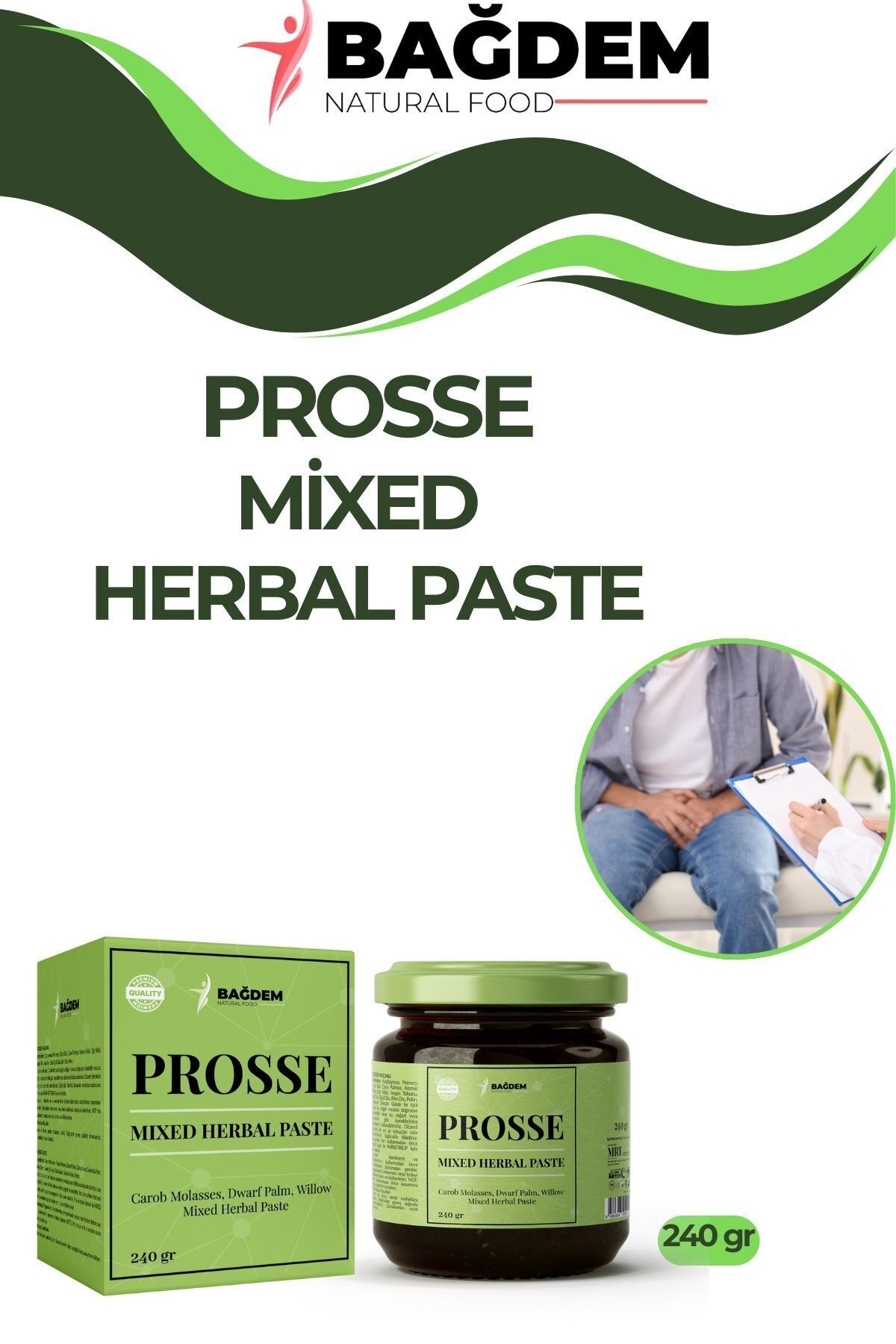 BAĞDEM PROSSE MİXED HERBAL PASTE 240 GR