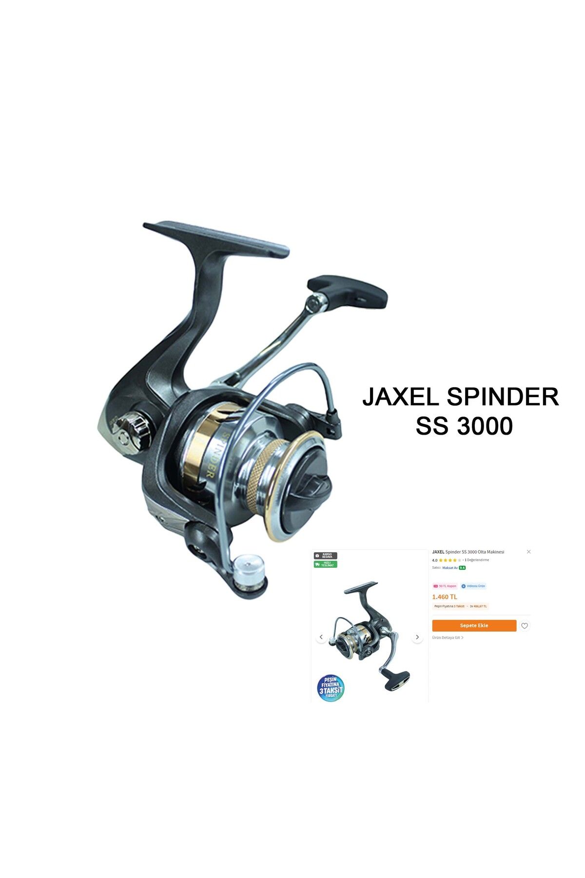 ست چوب ماهیگیری مجموعه چرخش با کیفیت بالا 18 قطعه JAXEL