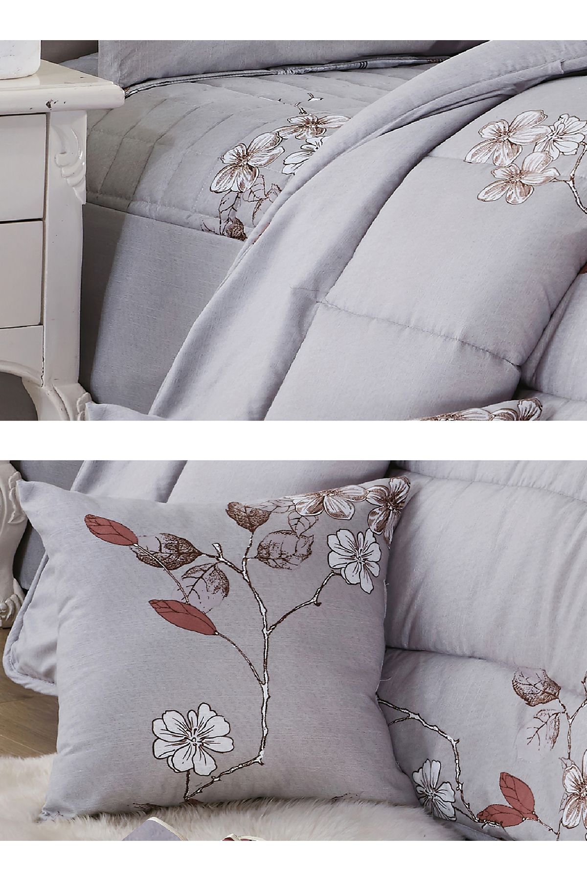 Generic-Comforter Set King Size 10 Pieces Comforter Set Twin Unisex Bedding Set 3