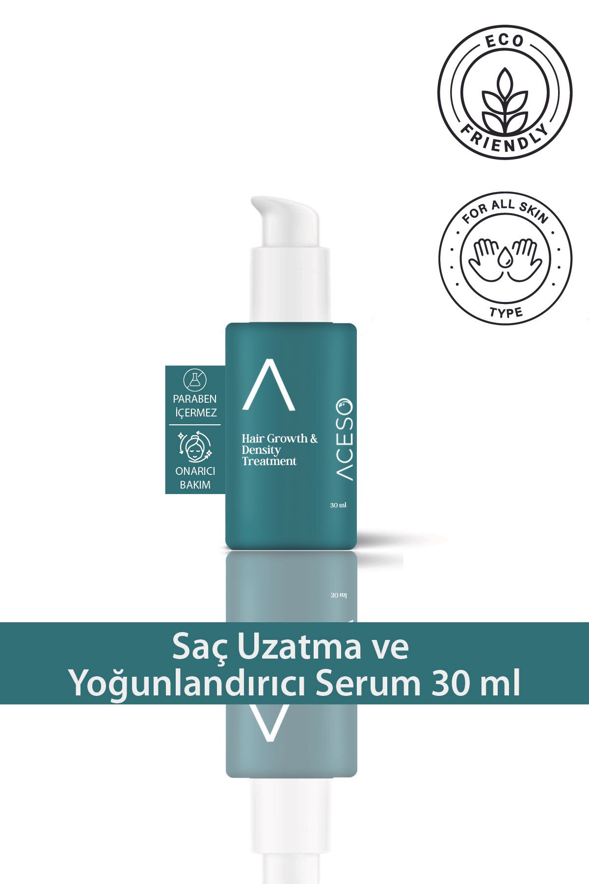 Aceso Cosmetics Saç Uzatma ve Hacimlendirici Serum 30 ml