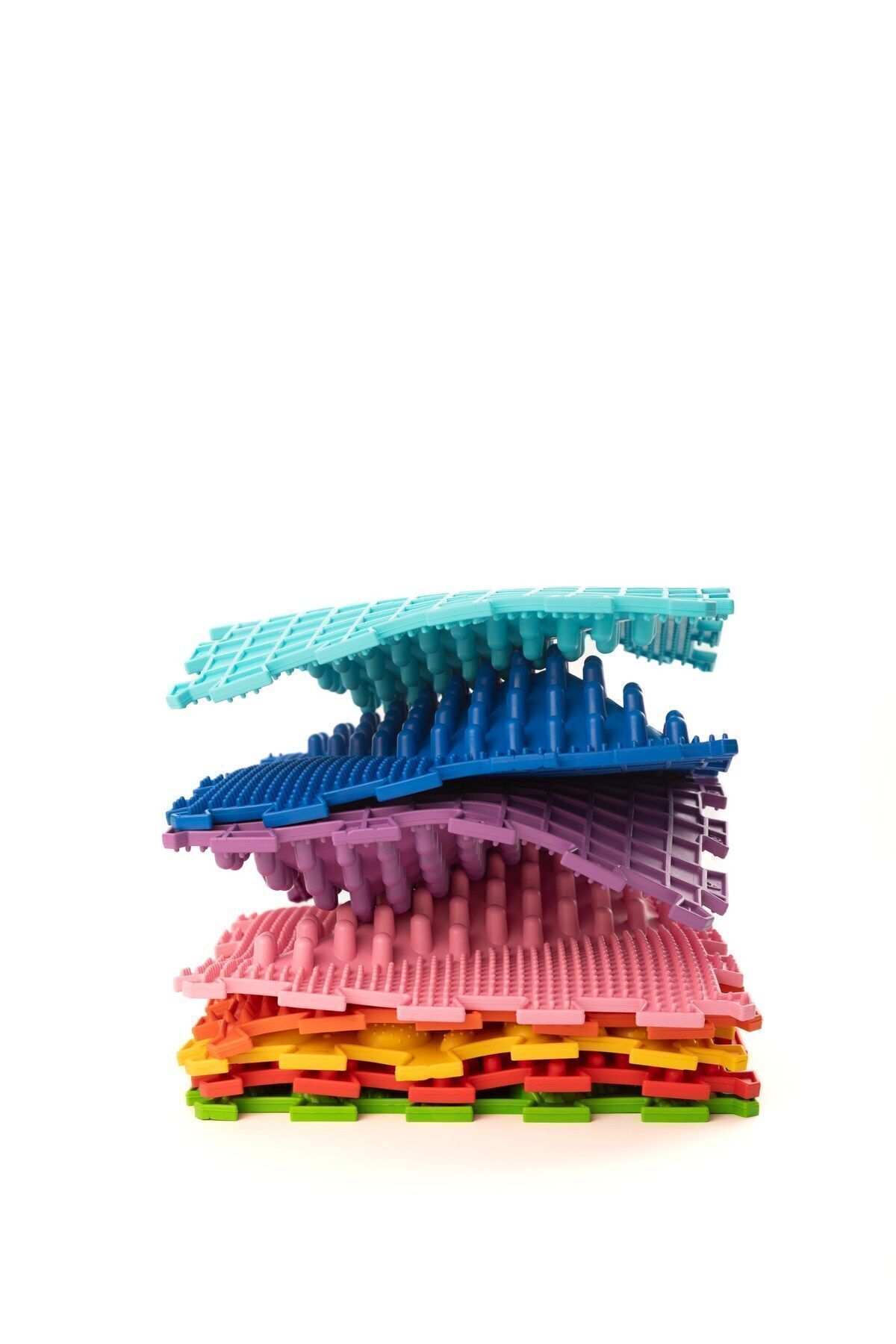 Ortohalı 8 Modüllü Ortopedik Halı Çocuk Duyu Matları Renkli Puzzle Çocuk Masaj Halıları Oh801 fotoğrafı 2 (önizleme)