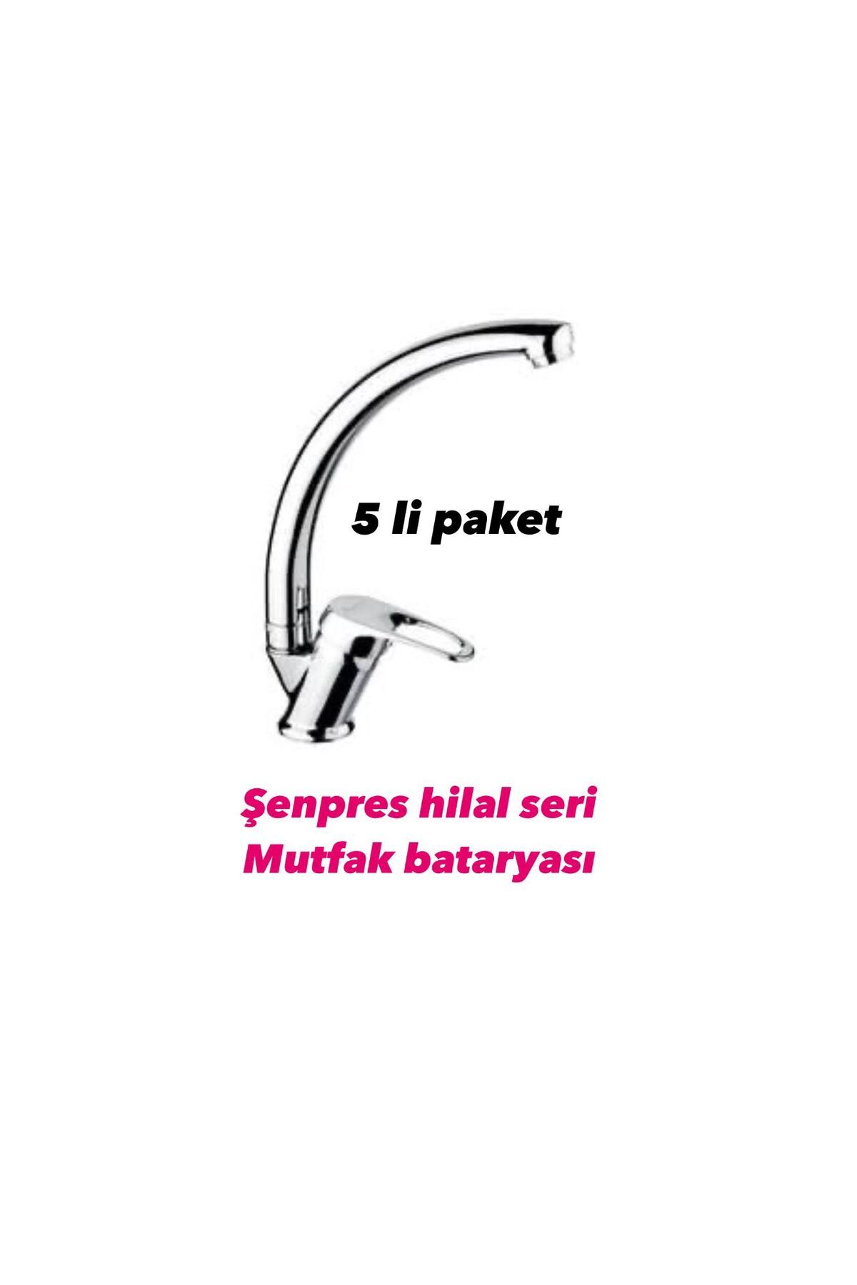 şenpress MUTFAK BATARYASI HİLAL ŞENPRES 5 Lİ