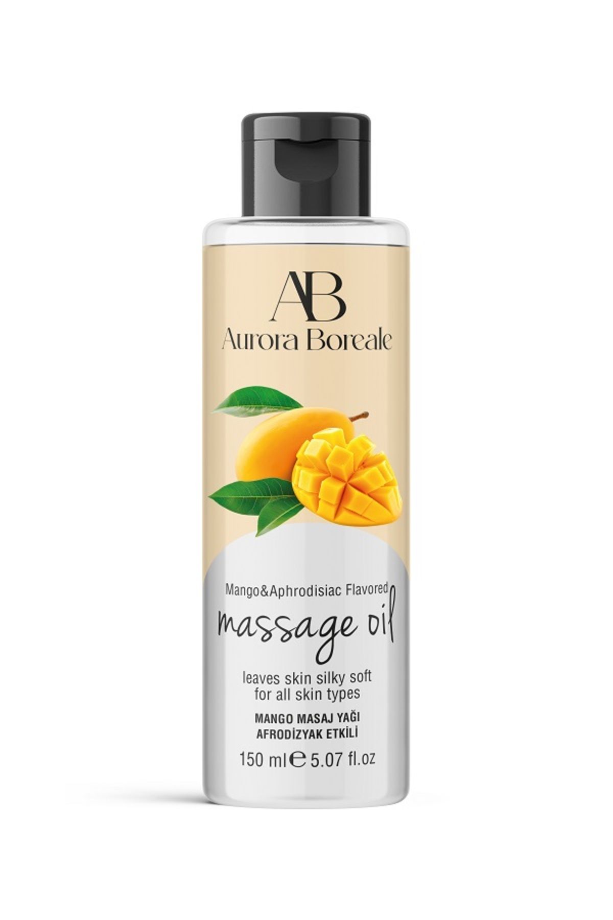 Aurora Boreale Mango Aromalı Etkili Su Bazlı Masaj Yağı 150 ML