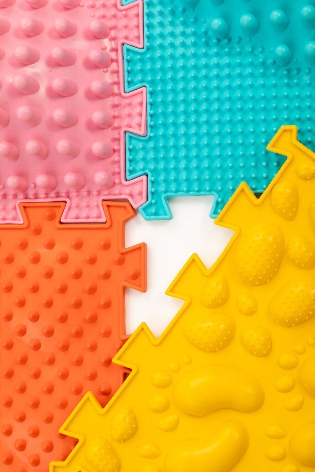 Ortohalı 8 Modüllü Ortopedik Halı Çocuk Duyu Matları Renkli Puzzle Çocuk Masaj Halıları Oh801 fotoğrafı 7 (önizleme)
