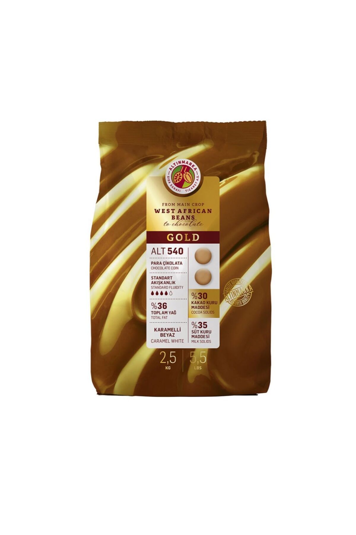 Altınmarka Alt540 Gold Mini Para Çikolata 2.5 Kg