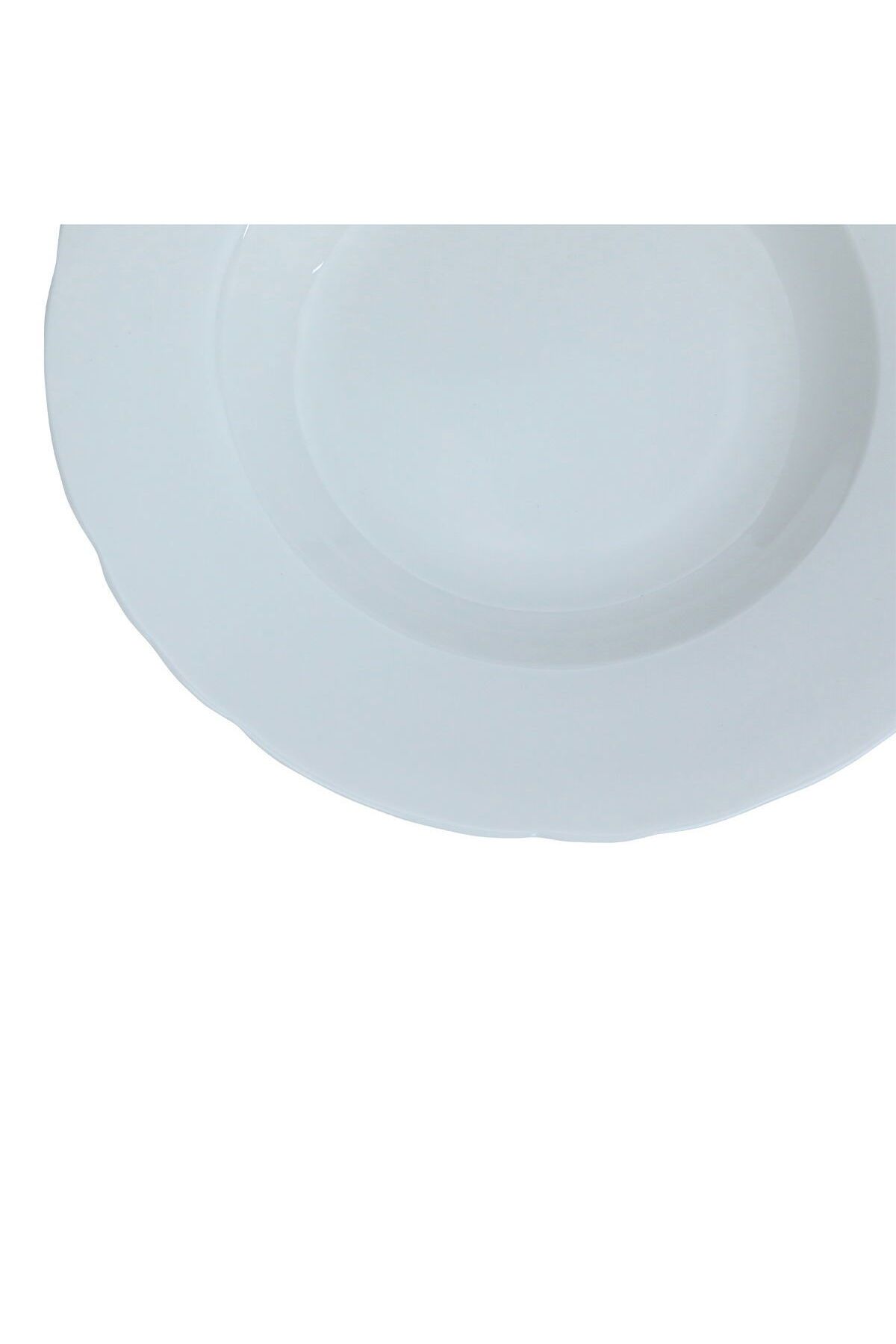 Alsaif Gallery-Saif Gallery Porcelain Serving Platter, 8", Round - White 3