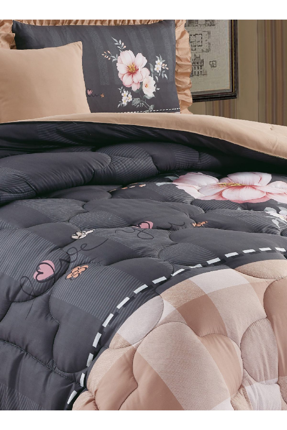 Generic-Comforter Set King Size 10 Pieces Comforter Set Twin Unisex Bedding Set 4