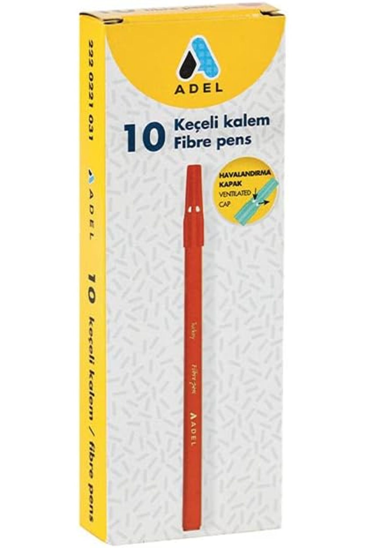 STOREMAX Erhnshp Keçeli Kalem, Kırmızı, 10'lu, YL rnbuyshop 995340