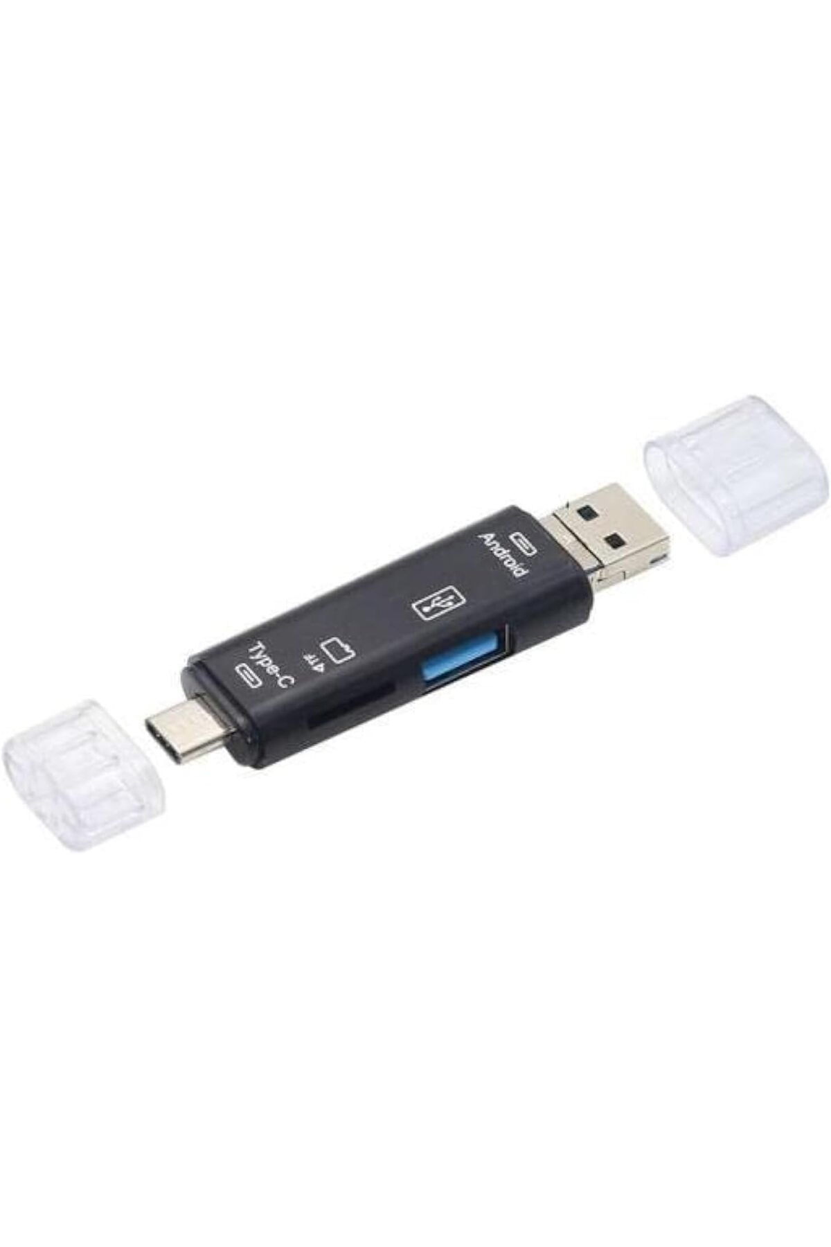 STOREMAX efshopx Plus PX-5068 Micro USB/Type C to Micro Sd OTG Çevirici, Otg 3in1 Type-C Ve Micro Usb Tf Çe