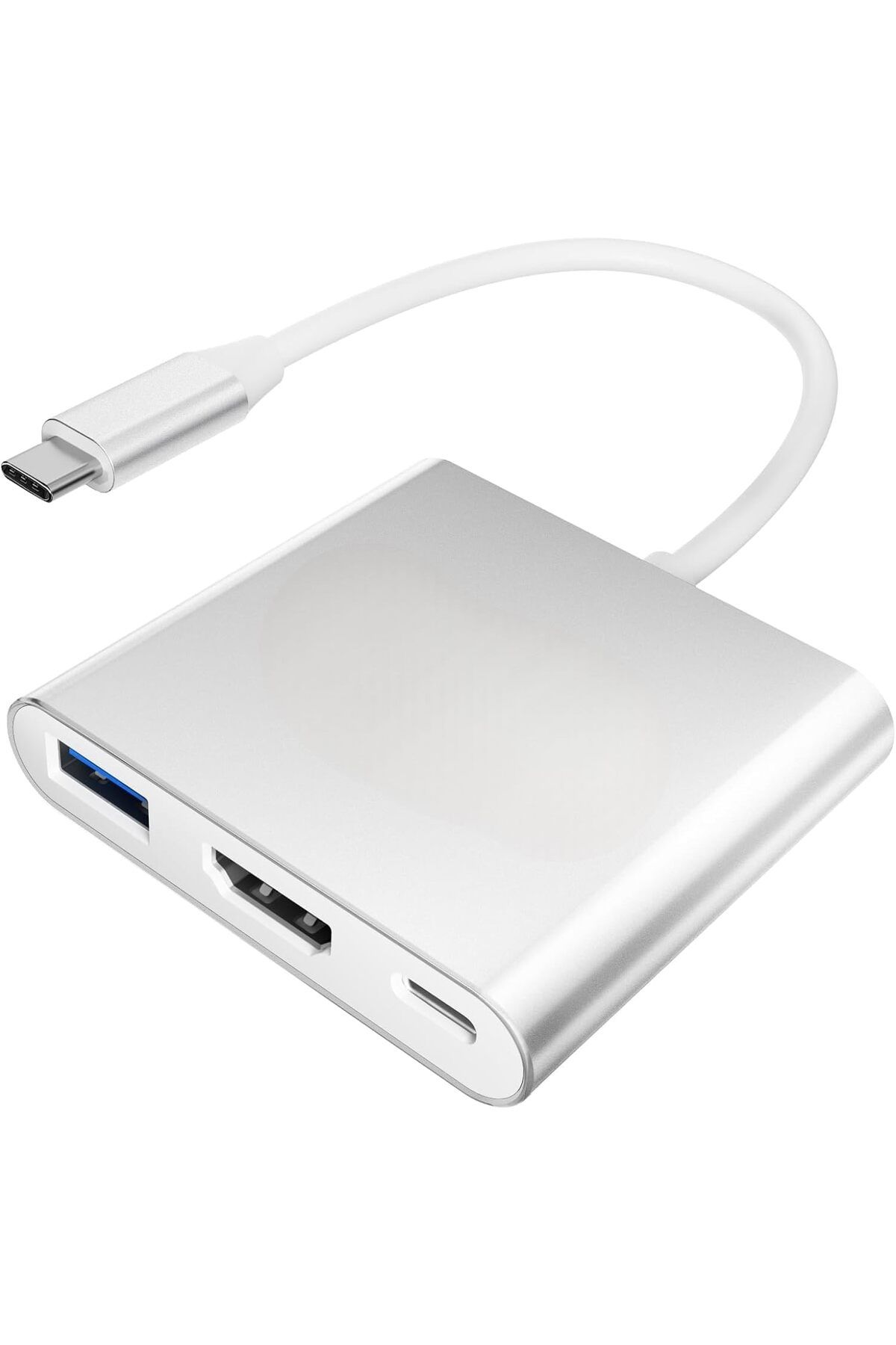 STOREMAX efshopx C - HDMI Adaptörü, 100W PD ve USB 3.0 Portlu 4K HDMI - USB-C Adaptörü Çok Portlu Dijita