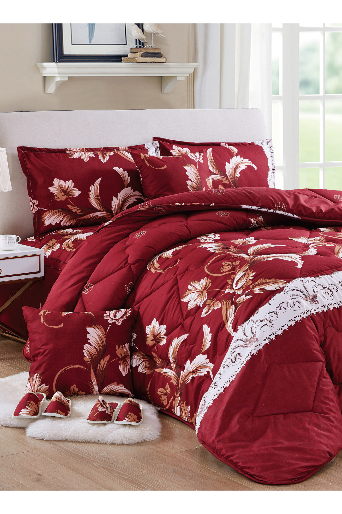 Generic-Comforter Set King Size 10 Pieces Comforter Set Twin Unisex Bedding Set 1