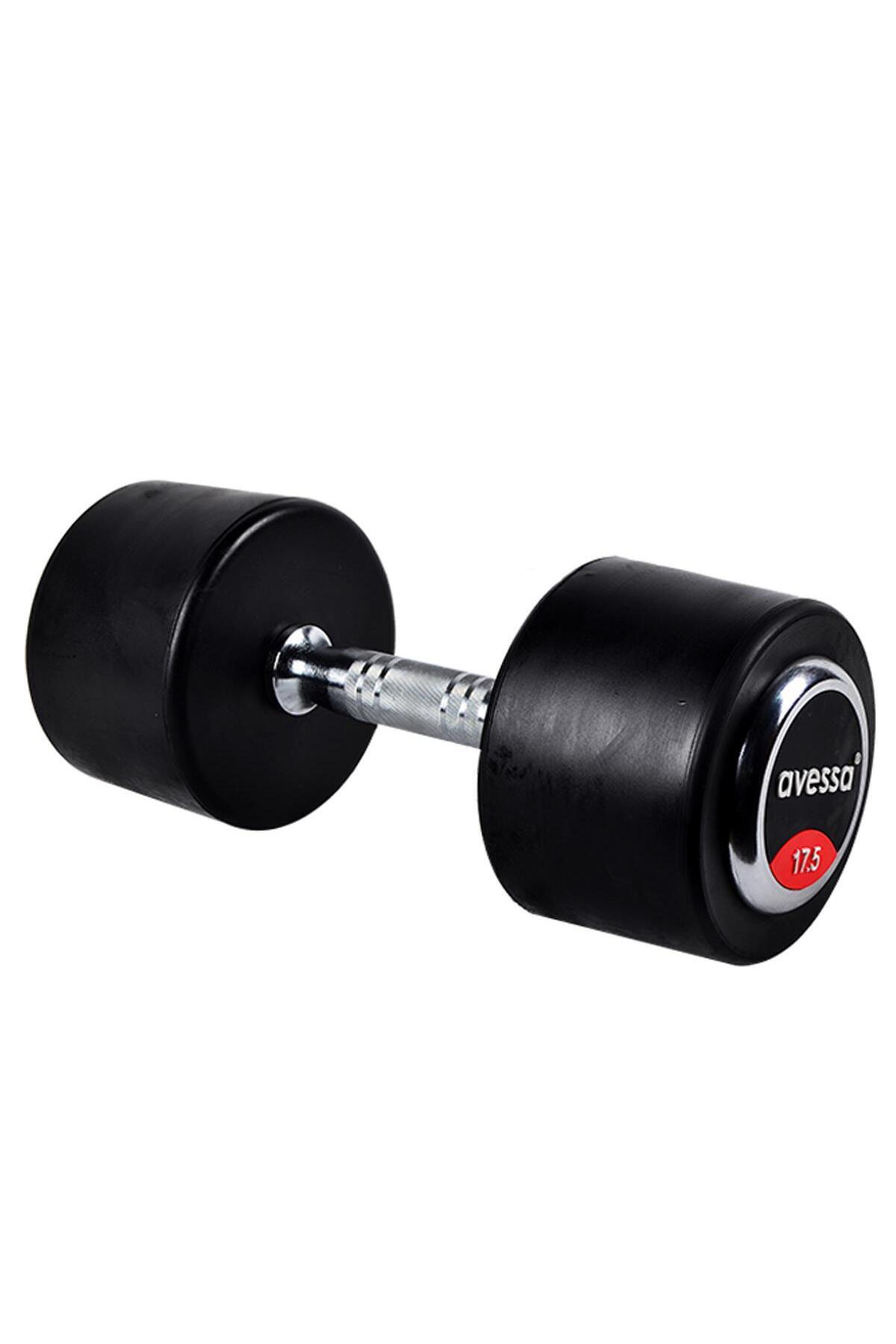 AVESSA 17,5 Kg Olimpik Dambıl Kauçuk Kaplı Salon Tipi