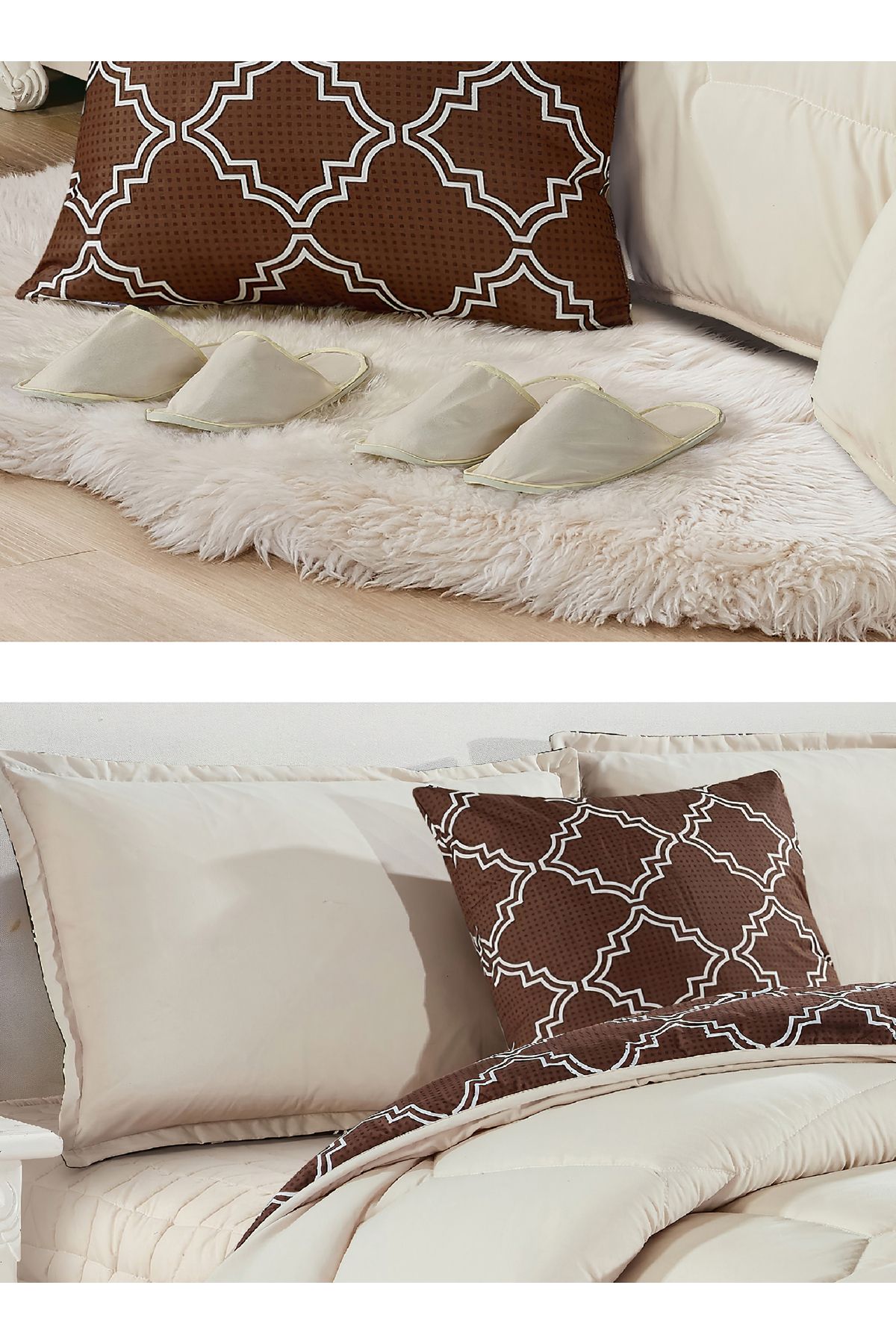 Generic-Comforter Set King Size 10 Pieces Comforter Set Twin Unisex Bedding Set 3