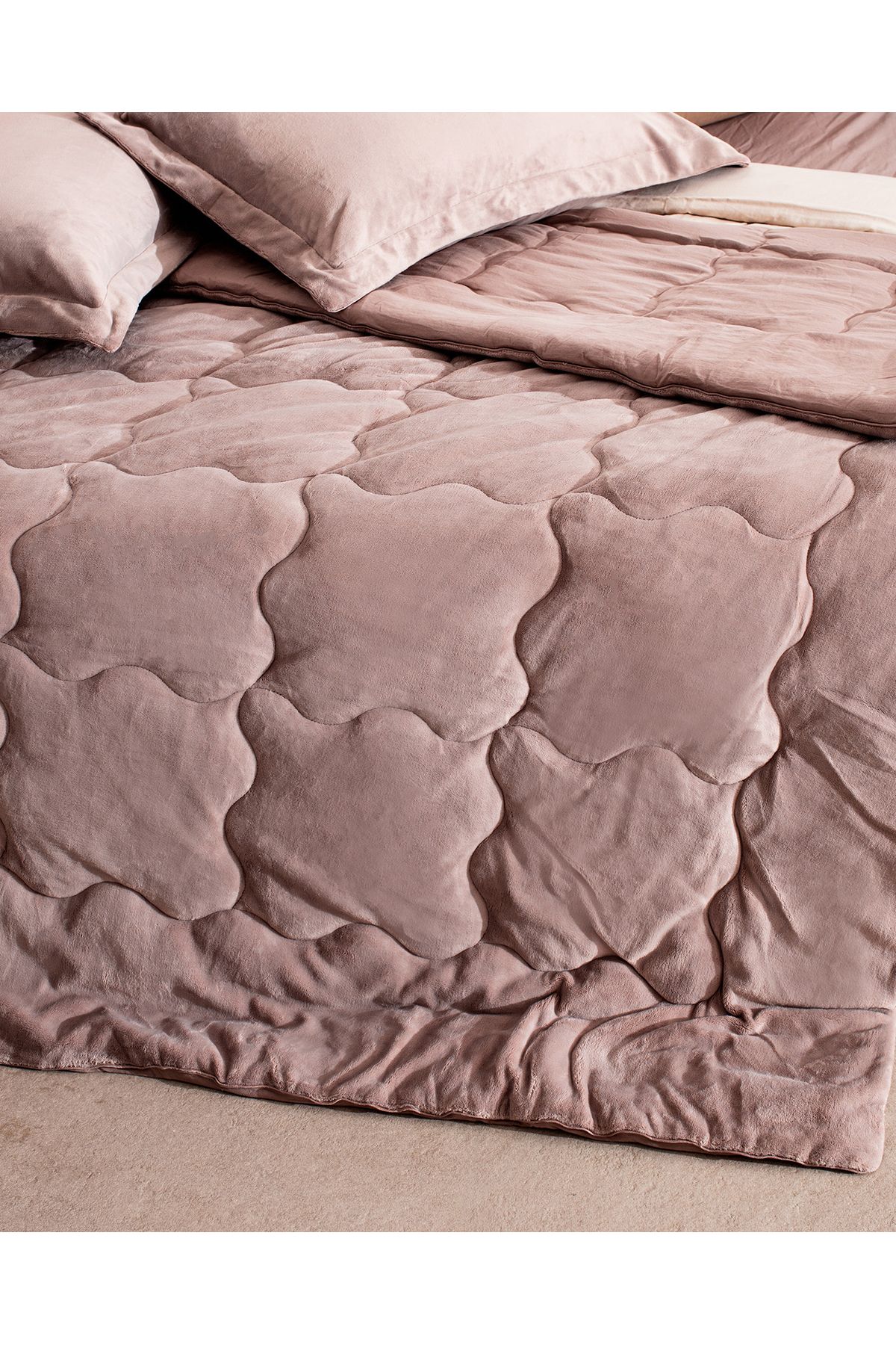 Madame Coco-Kaira Double Comforter Set - Powder 6