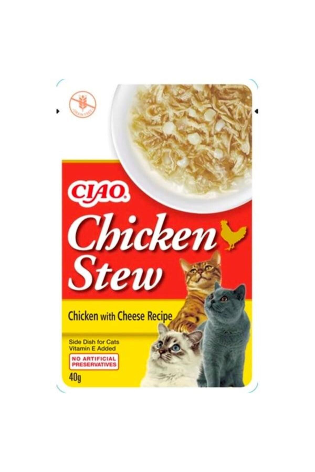 Ciao Chicken Churu Stew Tavuk Güveç ve Peynirli Kedi Ödül Maması 50 Gr.