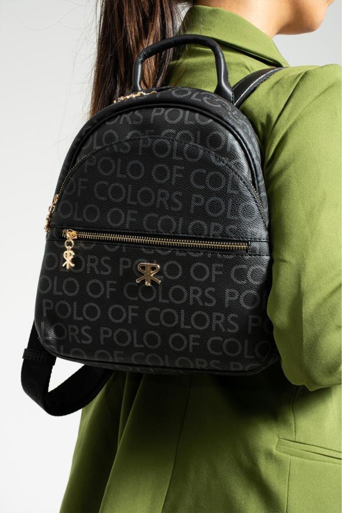 Polo Of Colors TCR-4032-TR Arıa Serisi Lisanslı Gofraj Baskı Kadın Sırt Çantası 29x26 Ebatında