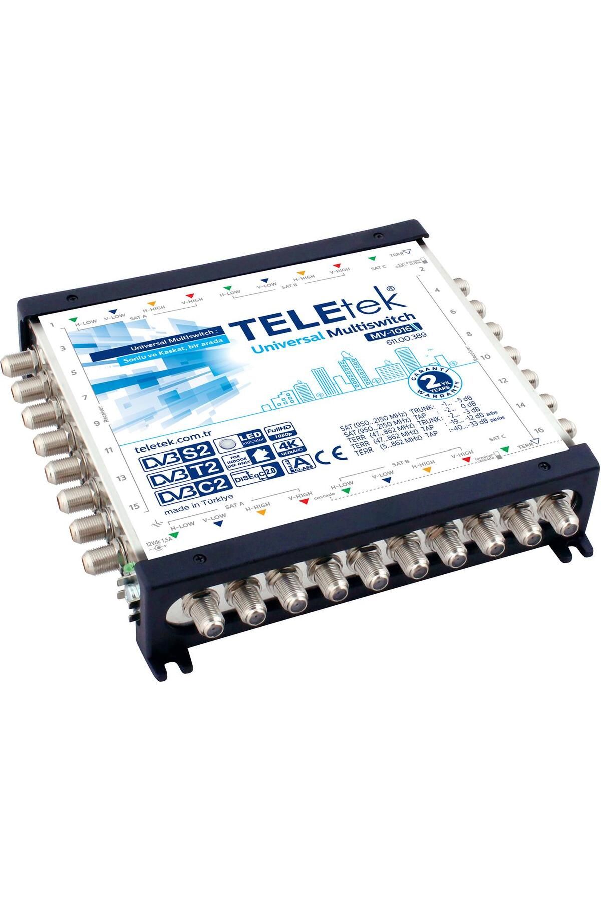 Teletek Mv-1016 16 Abone Merkezi Sistem Santral