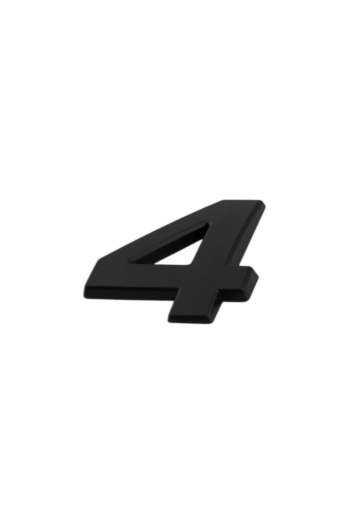 NUBLADO-Door Number Adhesive Small Size 50 mm 5 cm Number 4 Number Four Numbers Black Color Numbers 1 Piece. 3
