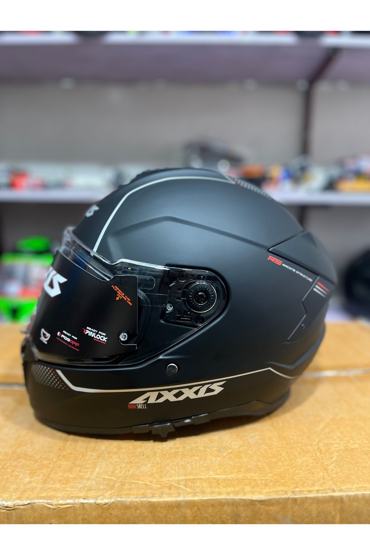 AXXIS hawk sv full face kask güneş gözlüklü