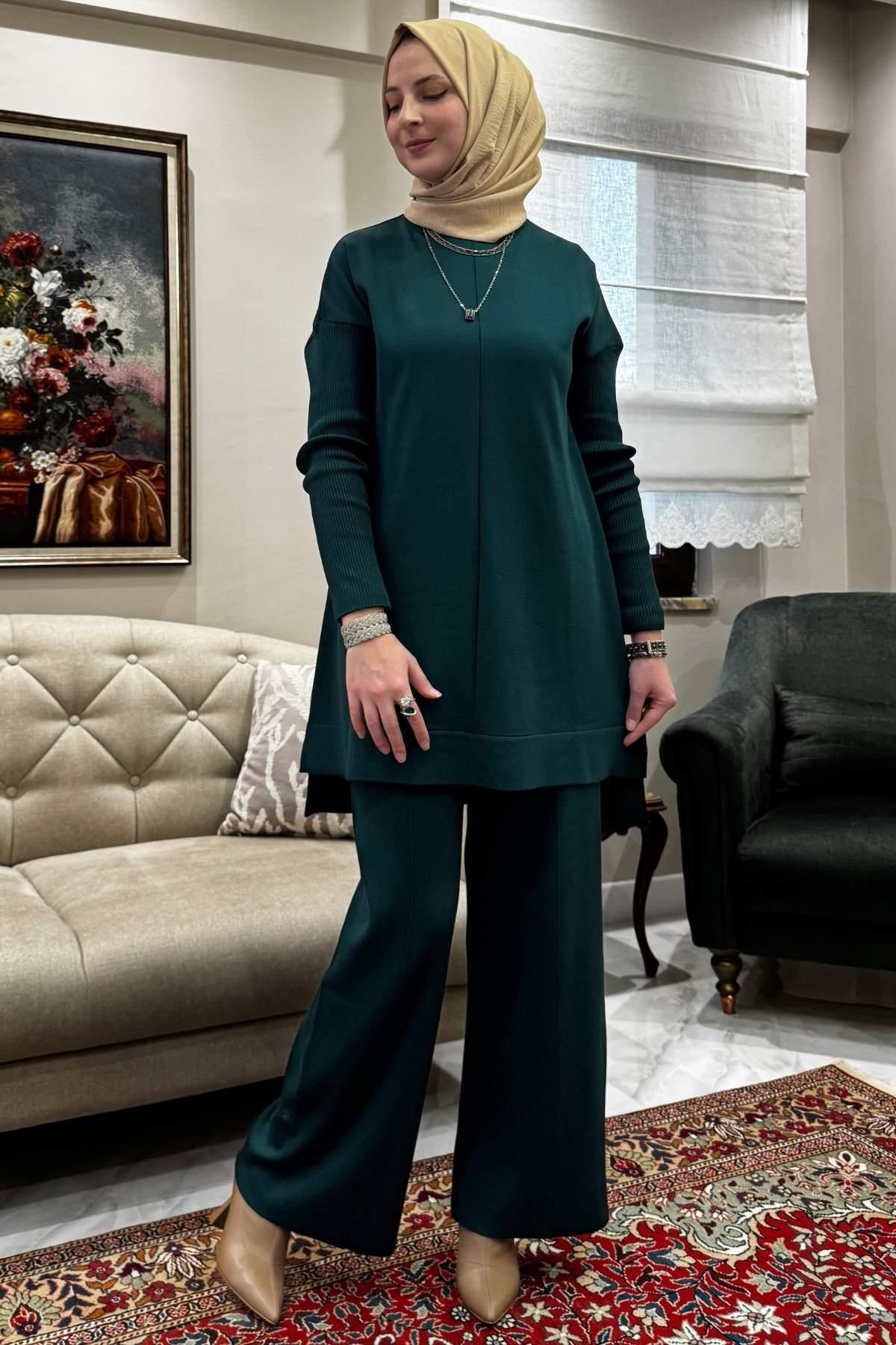 Rabia Şamlı-طقم تريكو الزمرد إلفيدا 1
