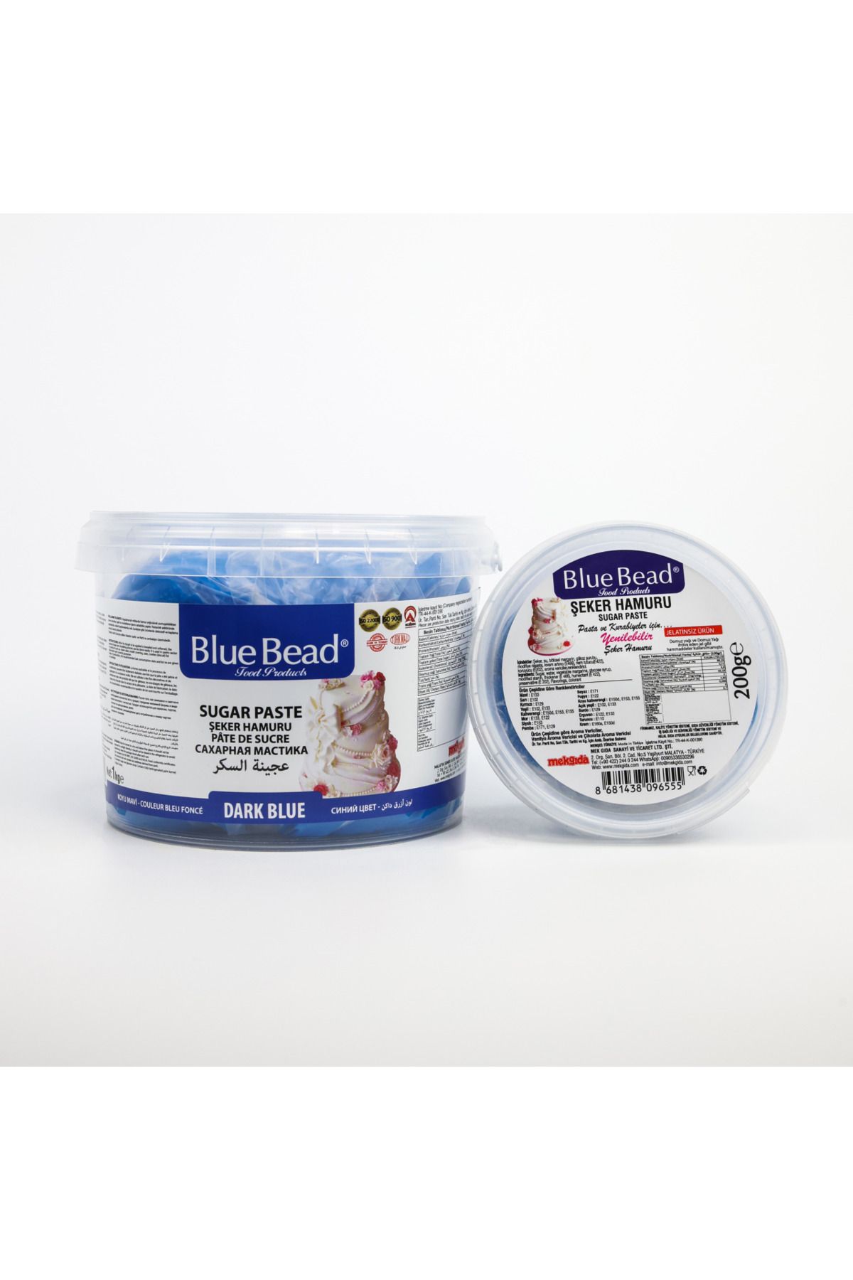 Blue Bead Şeker Hamuru Koyu Mavi 200 gr