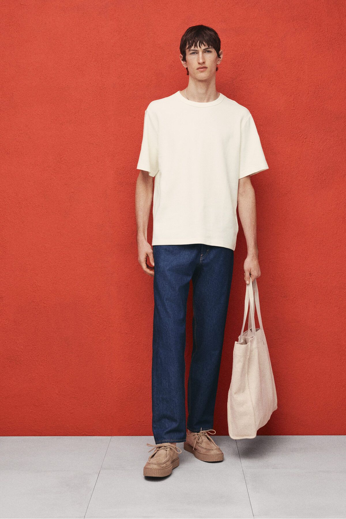 تی شرت نود مردانه تناسب منظم T اورجینال H M H&M