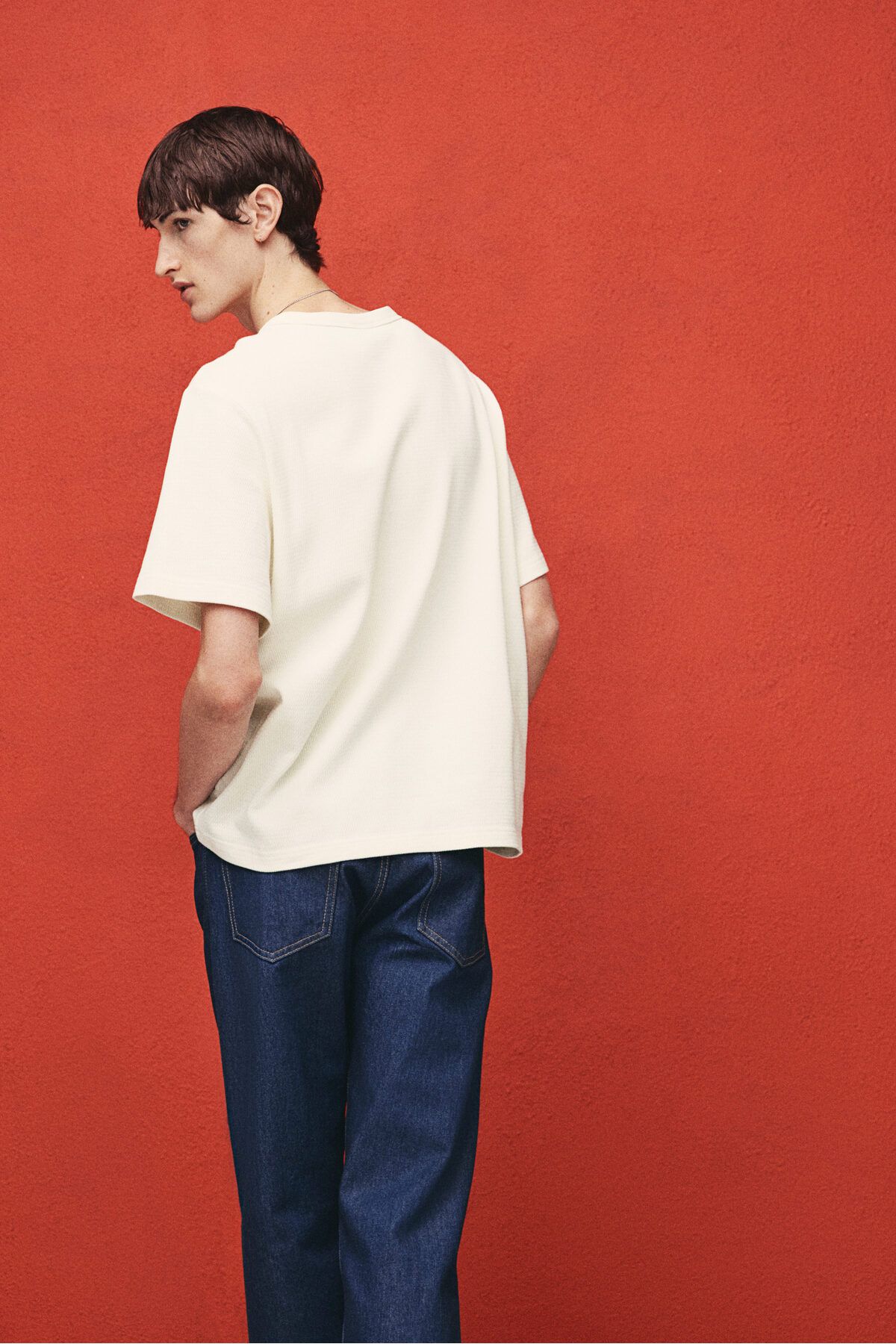 تی شرت نود مردانه تناسب منظم T اورجینال H M H&M