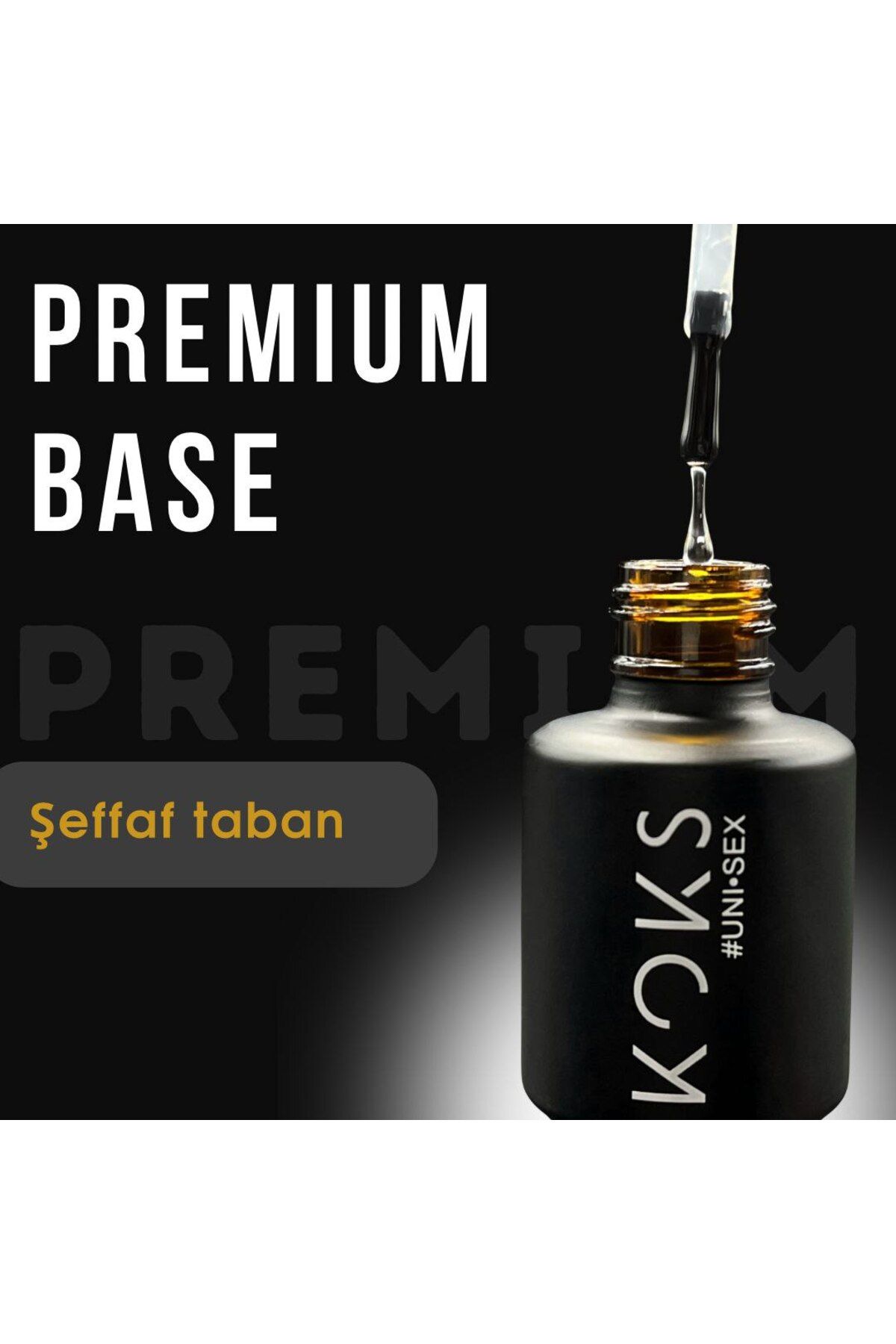 KOKS Şeffaf Premium Manikür Bazı-Profesyonel Kullanım için 15 ml.