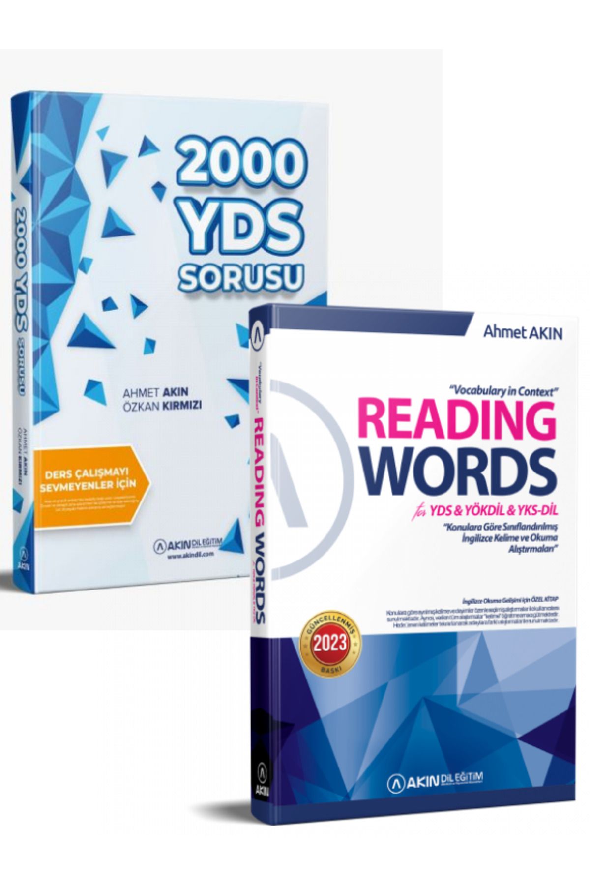 Yargı Yayınları Akın dil 2000 YDS Sorusu ve  Reading Words for YDS YÖKDİL TOEFL IBT & IELTS