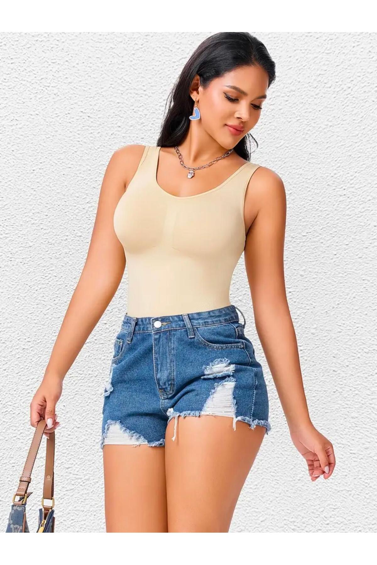 FİT WOMEN KADIN KORSE ATLET 6055 görsel 4