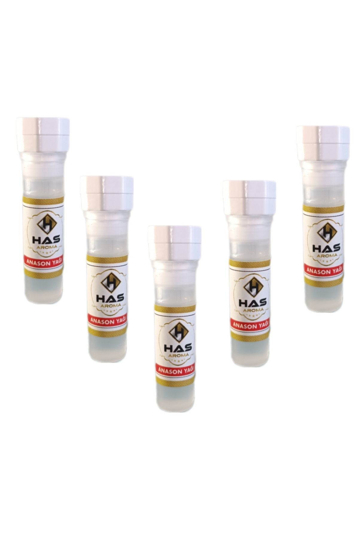 Has aroma Anason yağı 5x3ml ( Her biri 1 litre Saf Ürüne Yeterli)