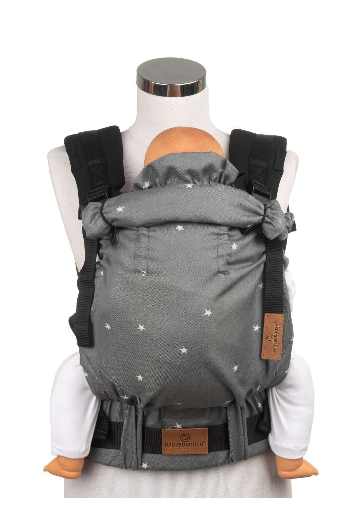 Boroosh Baby New Age Büyüyen Yenidoğan Ergonomik Bebek Kangurusu- Oeko Tex (PİXEL) fotoğrafı 3 (önizleme)