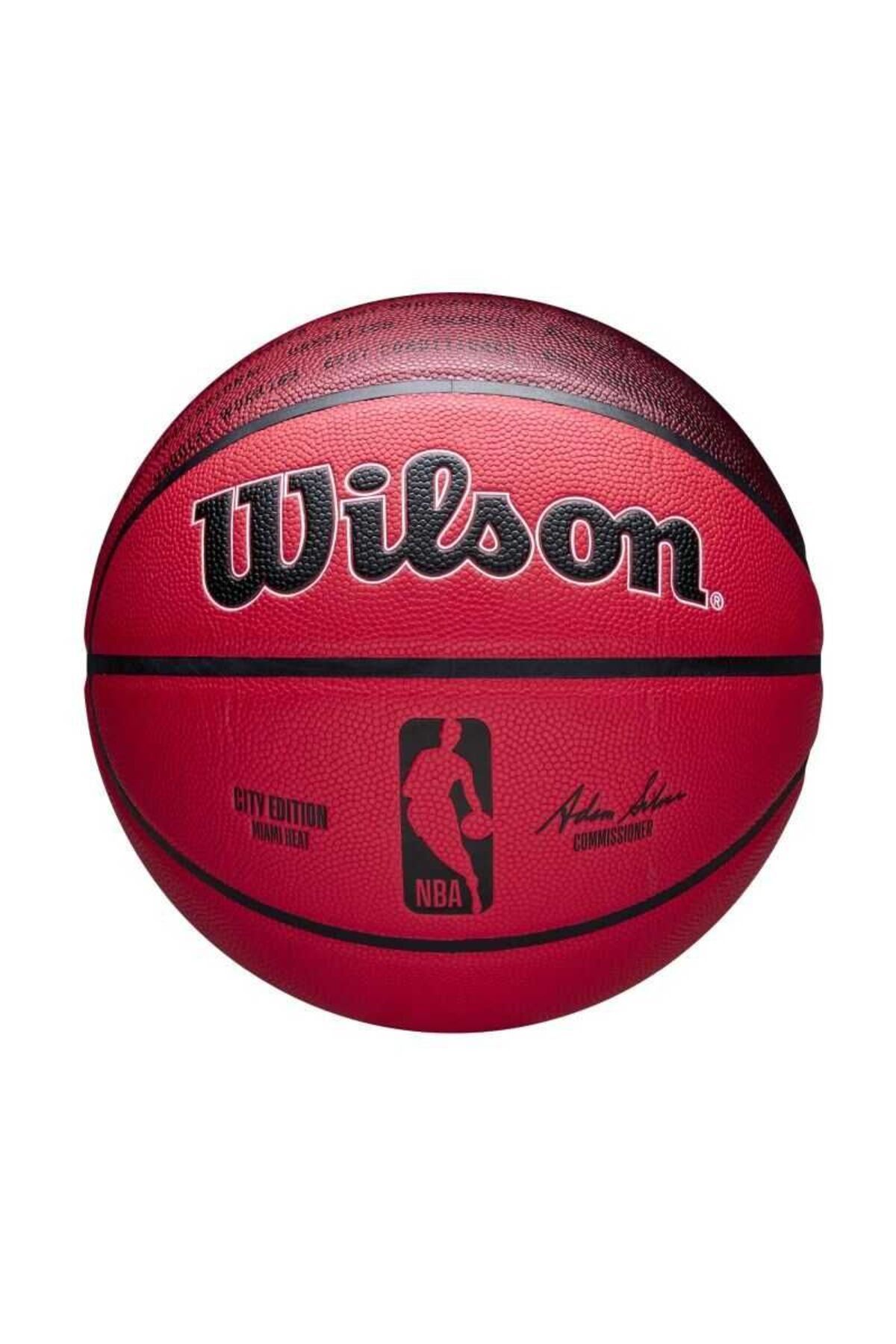 Wilson Basketbol Topu 2024 NBA Team City Collector Miami Heat Size 7 WZ4033816XB7