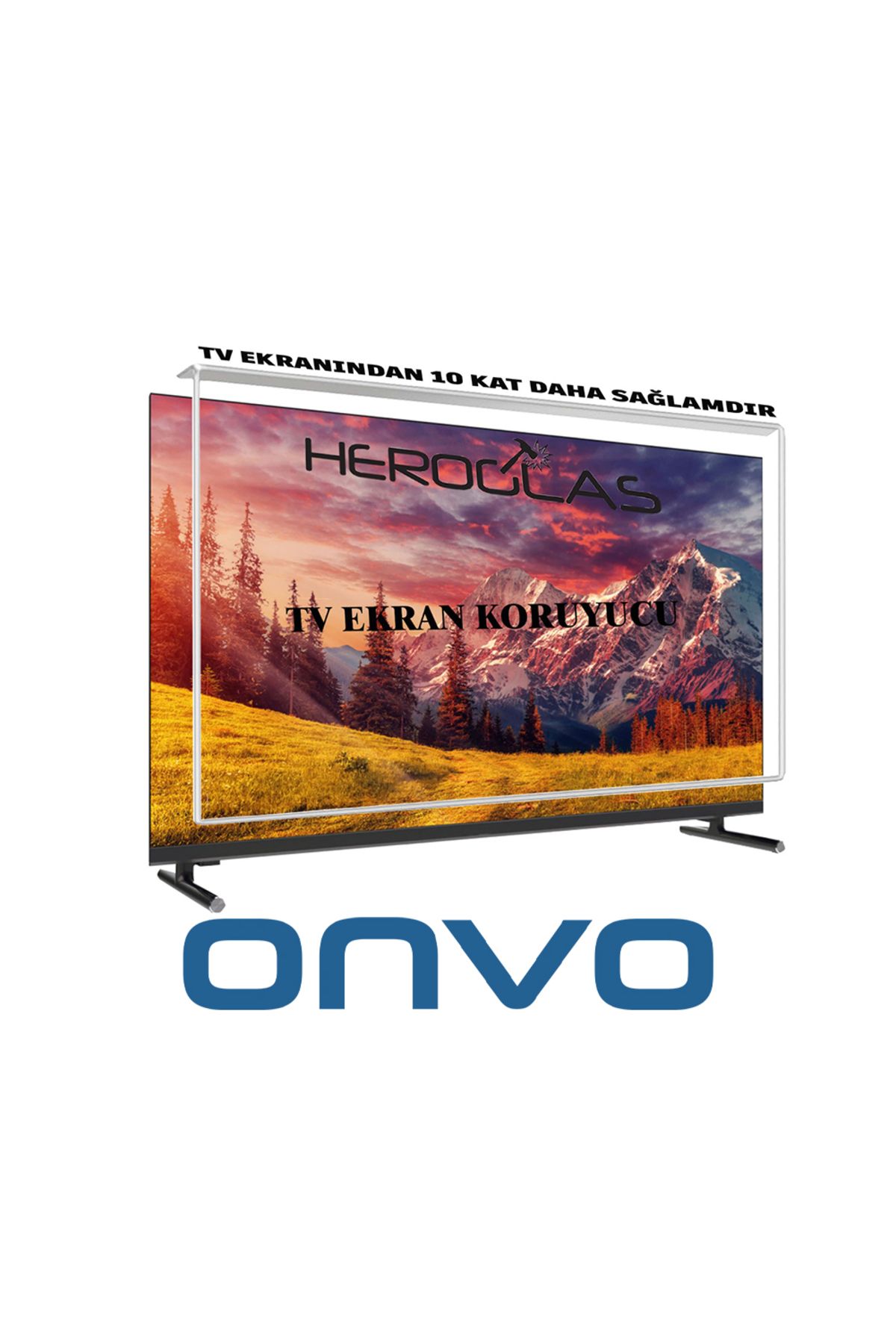 HEROGLAS ONVO         OV55F950 55İNÇ TV EKRAN KORUYUCU