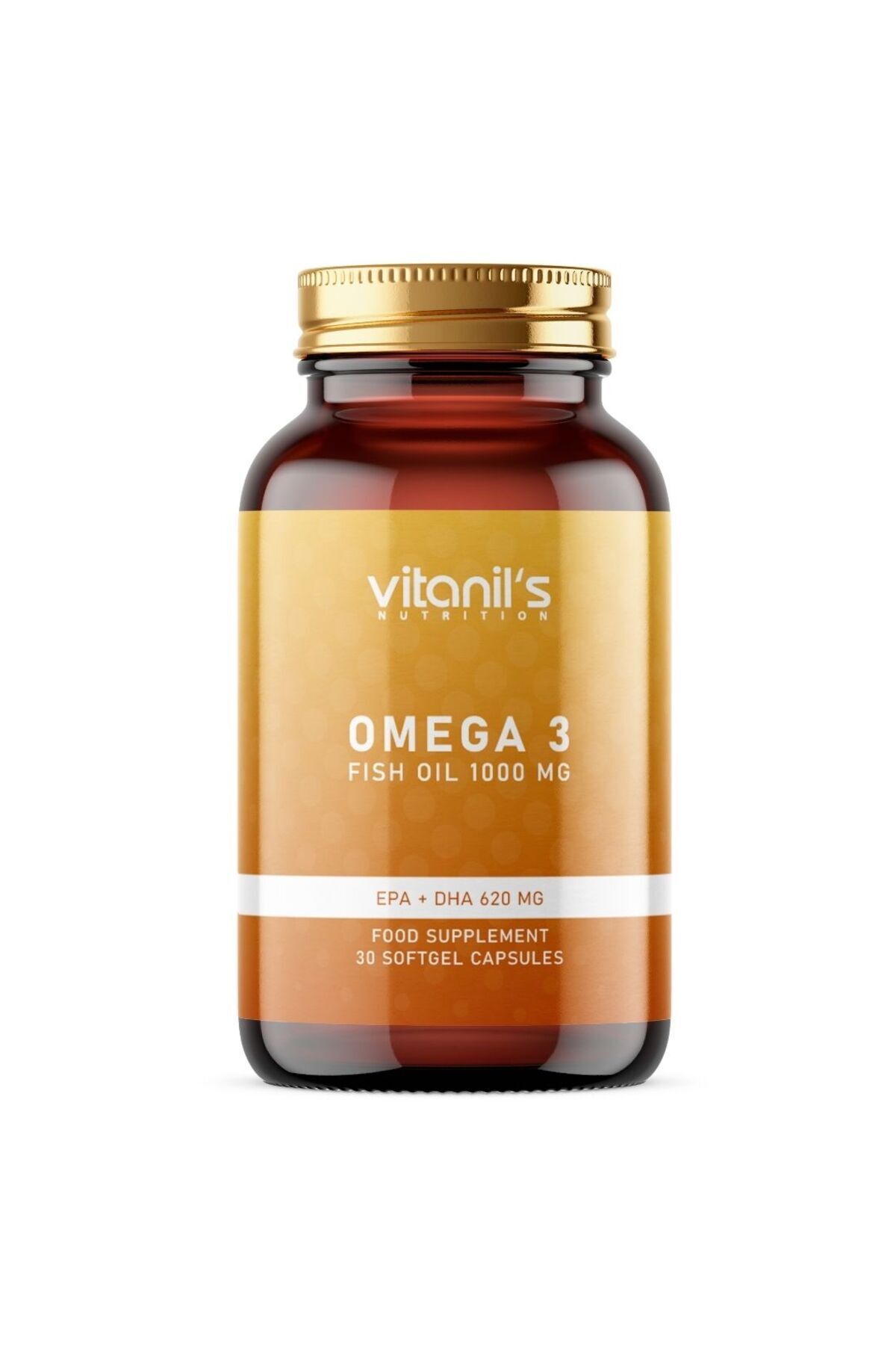 Vitanil's Nutrition Omega 3 - Fish Oil - Epa Dha 620 Mg - 30 Capsul