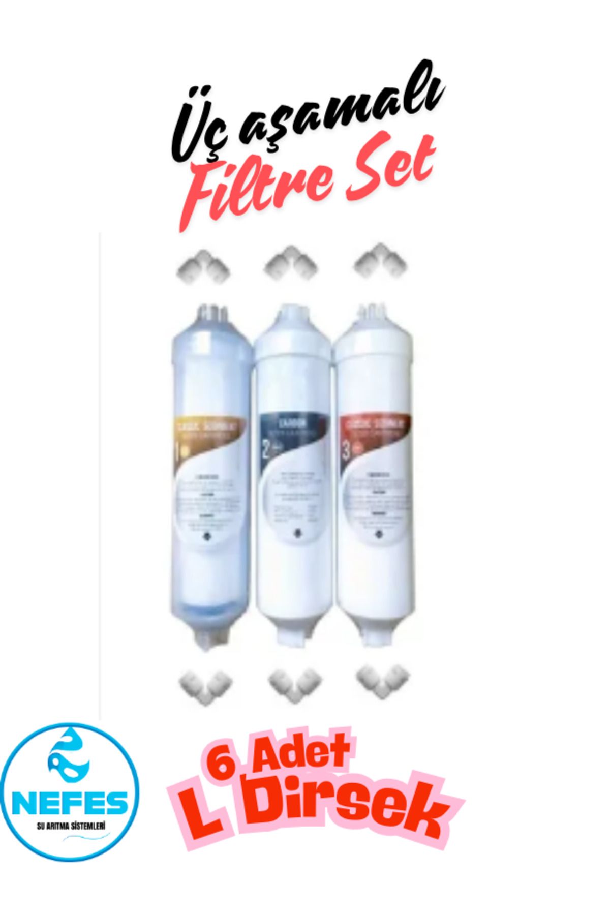 SU Arıtma Cihazı  3 Aşama Filtre Set