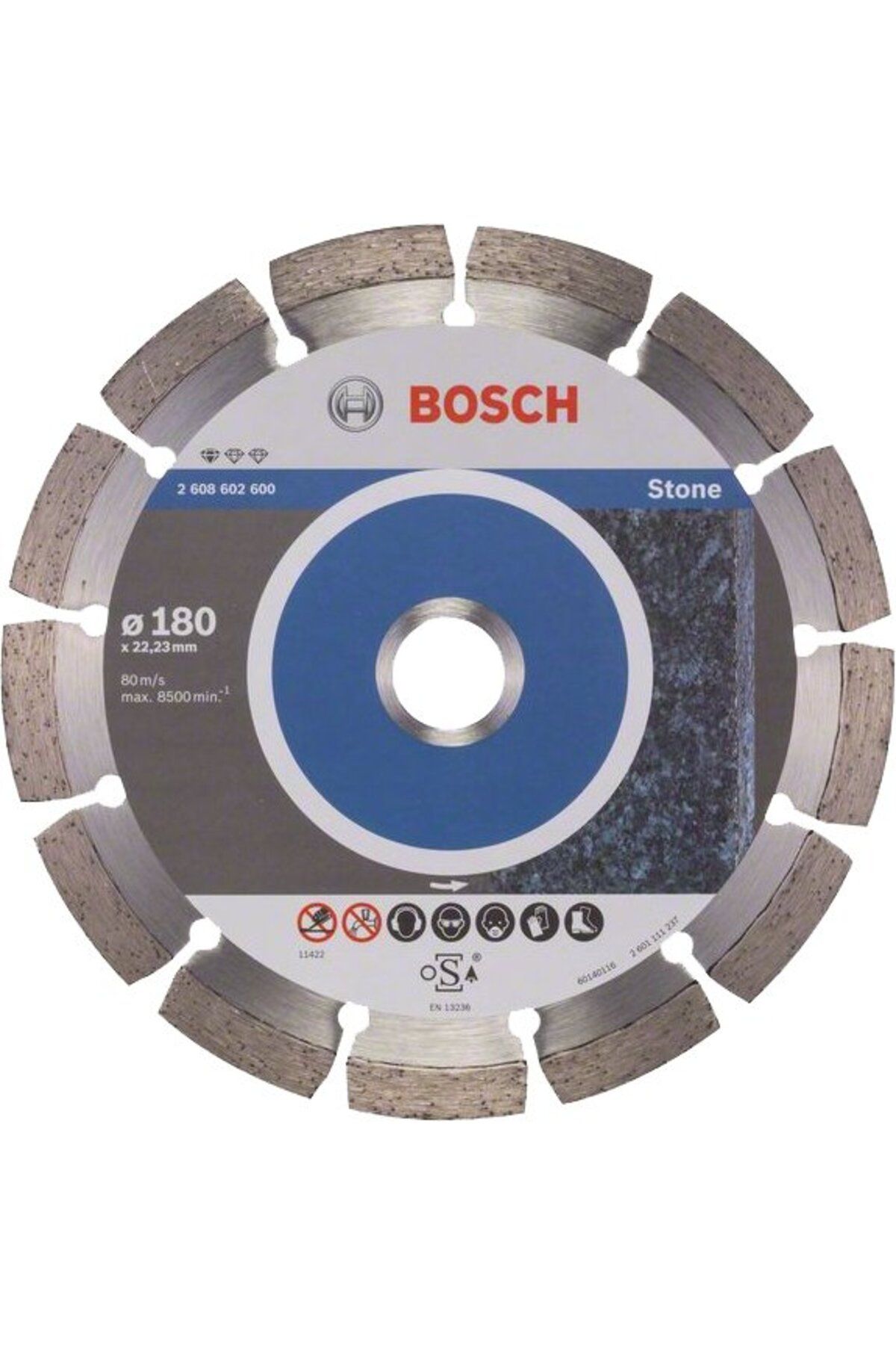 Bosch Stone Taş ve Beton Kesme Diski Elmas 180mm