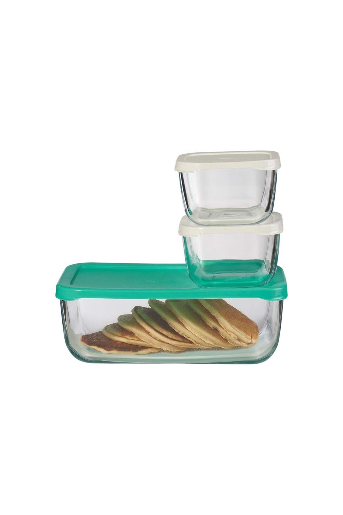Paşabahçe-Pasabahce Set of 3 Storage Containers 1