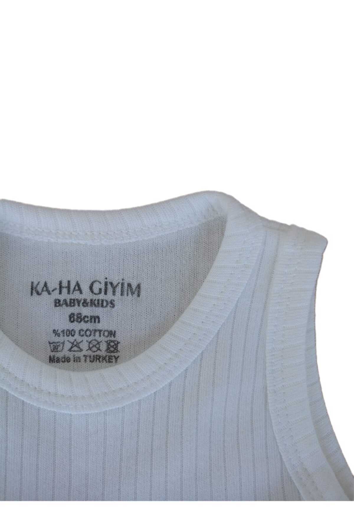 KA-HA Giyim %100 Pamuklu 2'li Çıtçıtlı Bebek Body Zıbın / Pamuklu Bebek Atlet / Bebek Çıtçıtlı / Organik fotoğrafı 2 (önizleme)