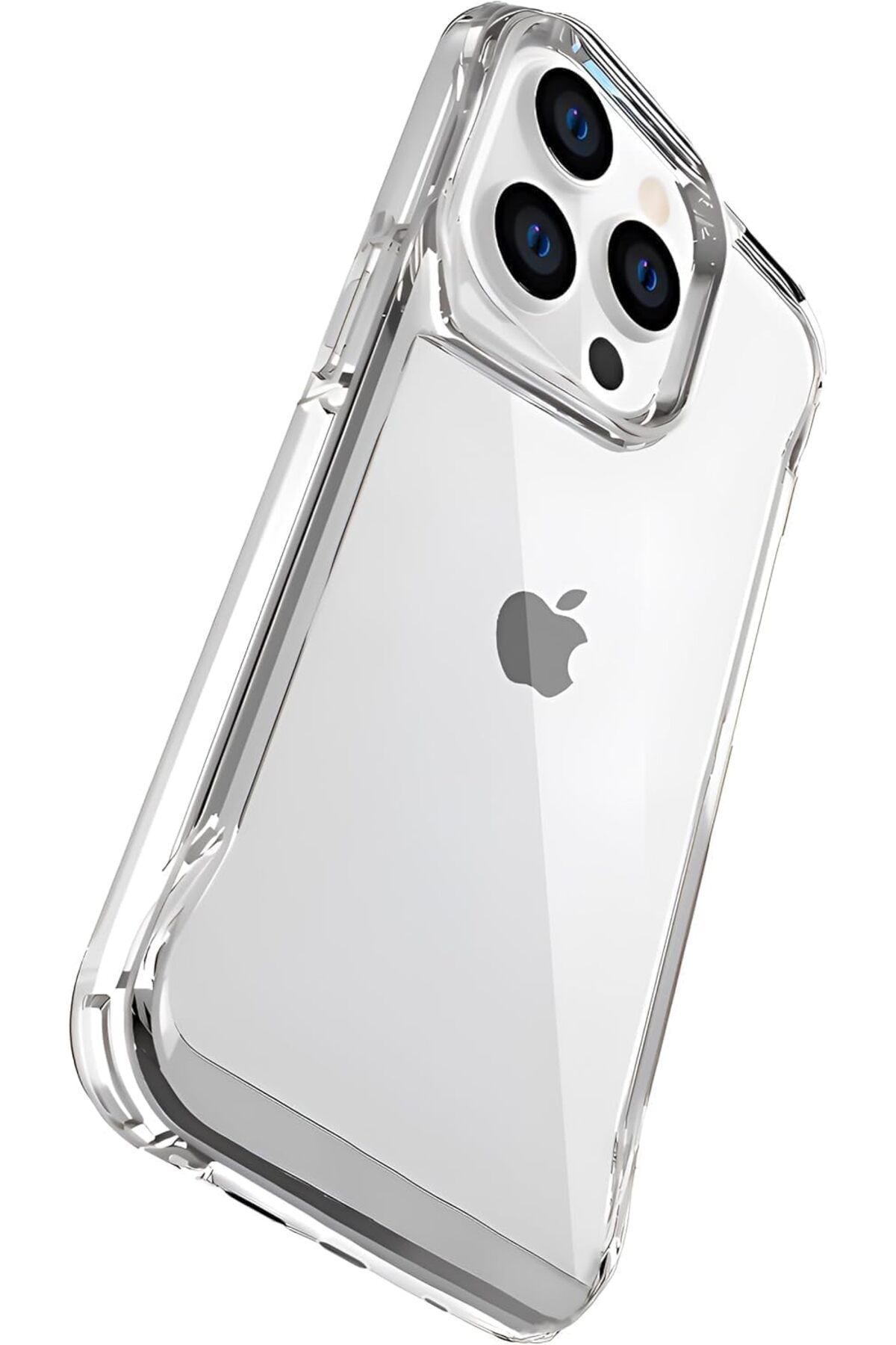 STOREMAX bystoreby İphone 16 Pro için Defend Serisi Kristal Berraklığında Ultra Şeffaf Arkası Sert Pol
