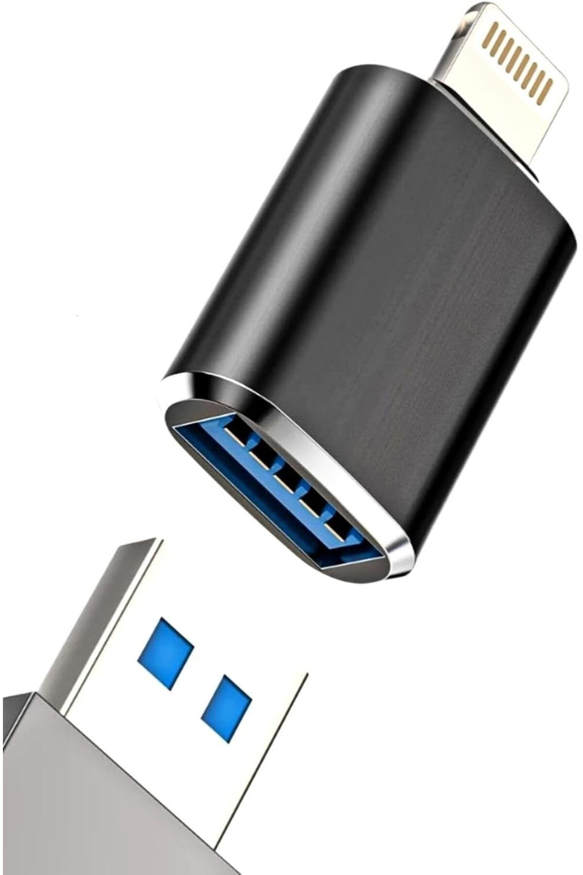 STOREMAX EMLshop Lightning Erkek - USB Dişi OTG Adaptör:  14 13 12 11 Pro Max Xr X Xs Se 7 8 Artı iPad ile